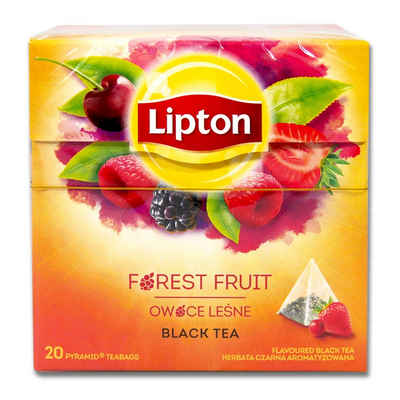 Unilever Teekanne Lipton Schwarztee Forest Fruit, 20er Pack