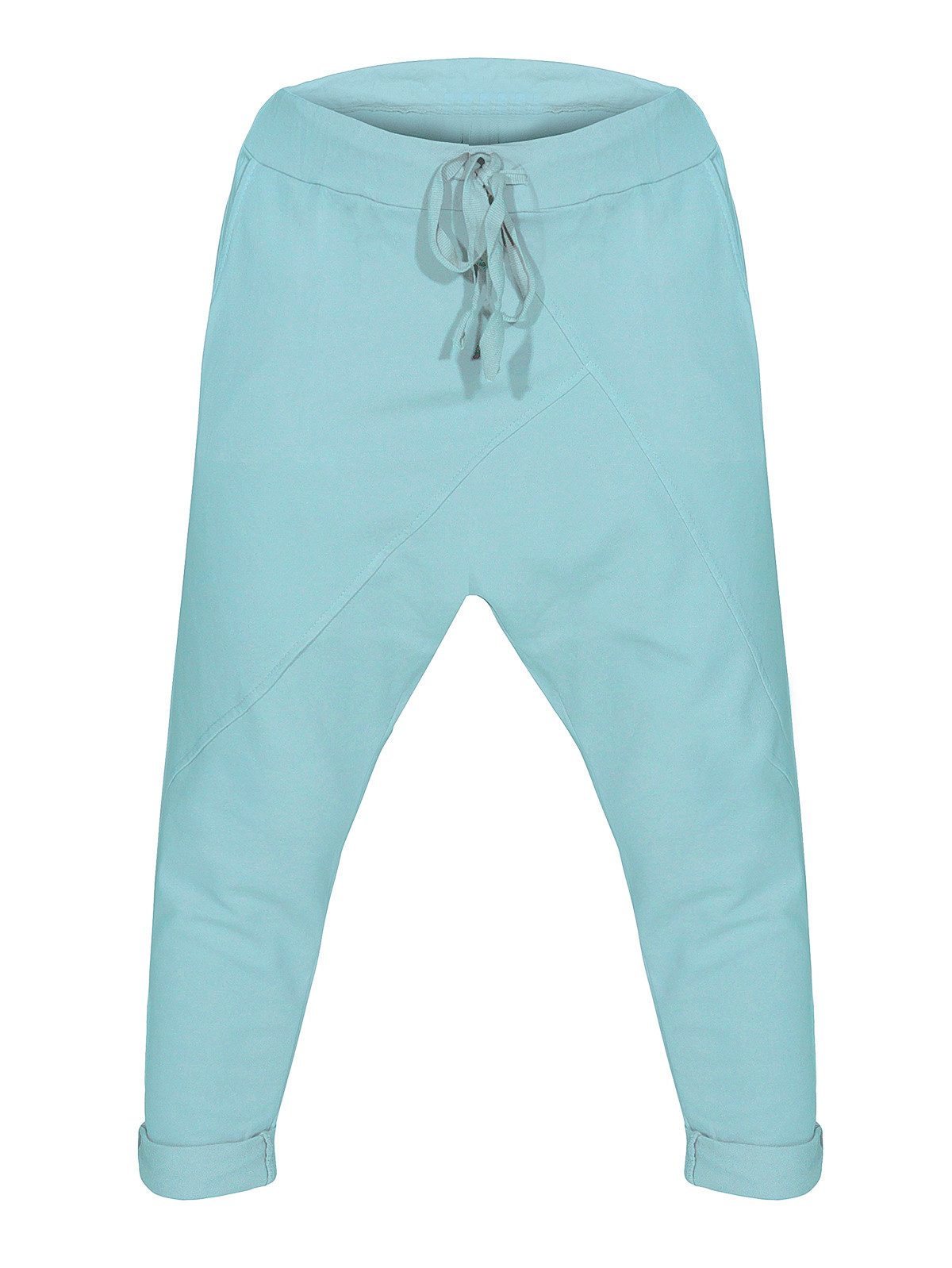 CLEO STYLE Jogginghose Damen Jogginghose 104 Mint Elastikbund mit Tunnelzug günstig online kaufen