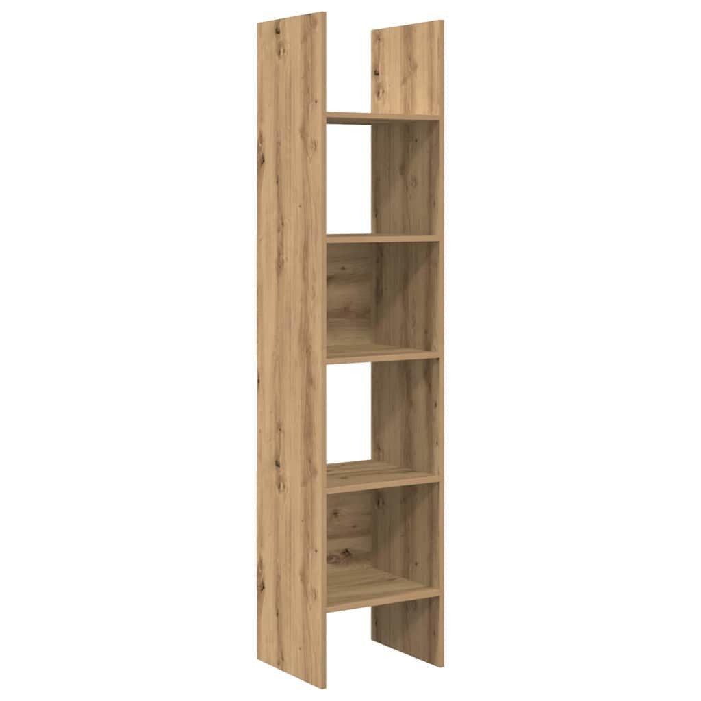 vidaXL Bücherregal 40 x 35 x 180 cm Bücherregal Eiche handwerklich 40x35x180 cm Spanplatt
