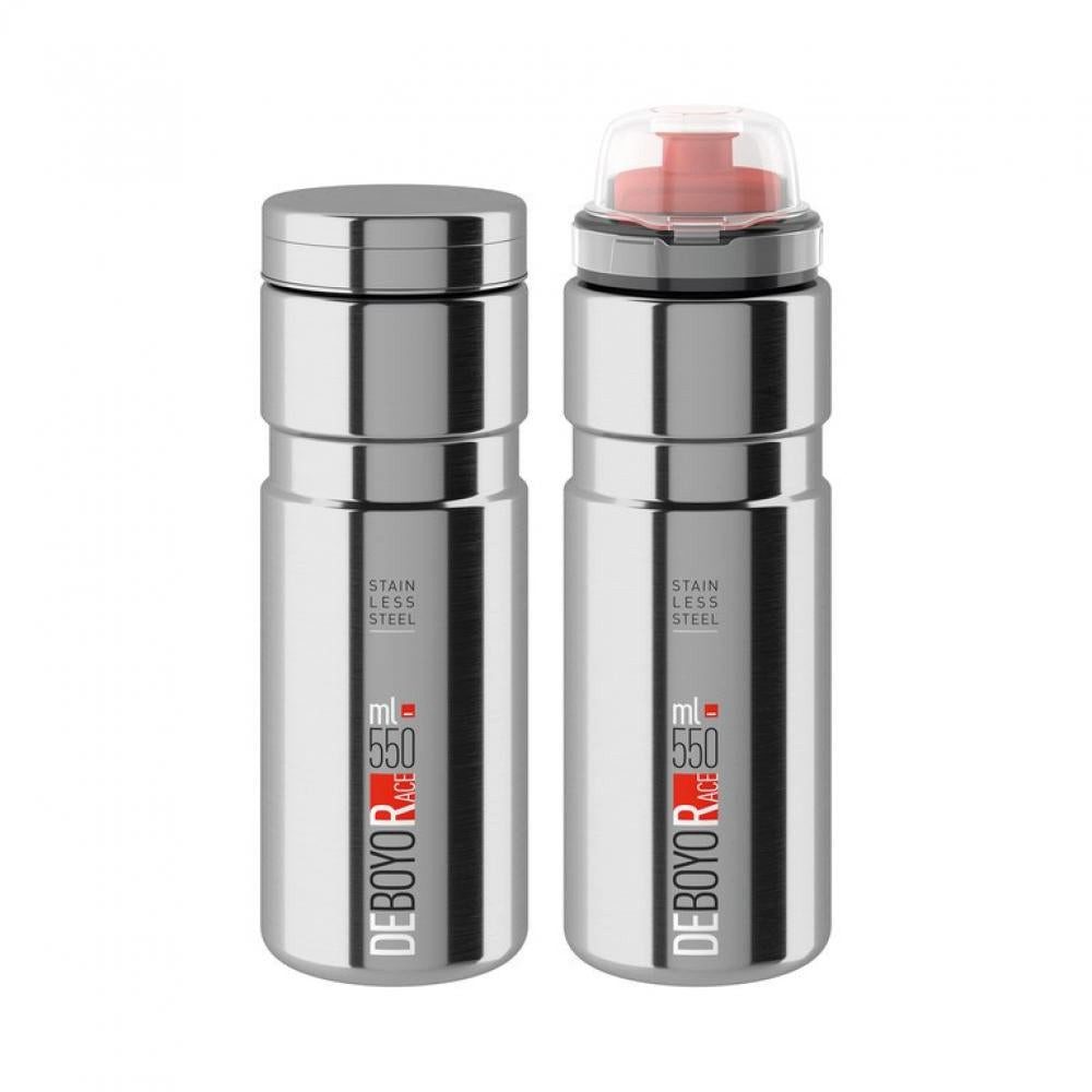 Elite Trinkflasche Elite Thermo-Trinkflasche Deboyo Race 550 ml silber