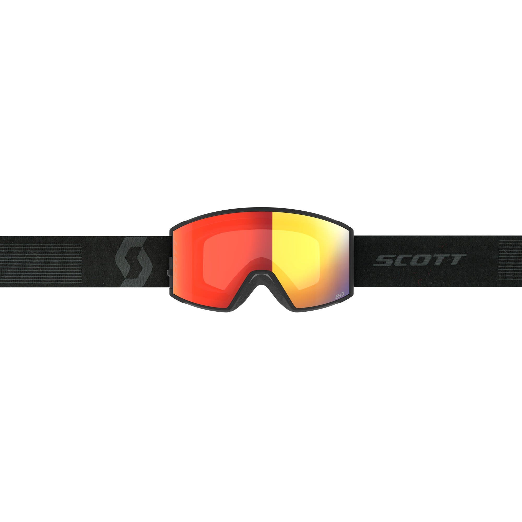 Red Chrome Black - Scott Accessoires Goggle Mineral Skibrille React Enhancer Scott