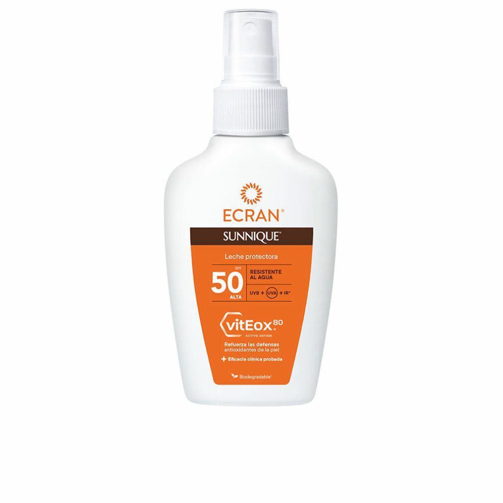 Ecran Sonnenschutzcreme Sunnique Leche Protectora Spf50 Spray 100ml