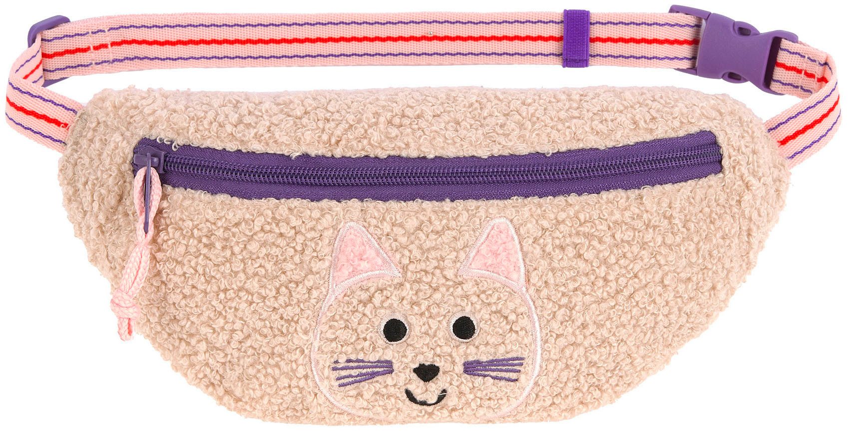LÄSSIG Bauchtasche Tiny Team Mini Bum Bag, Katze, für Kinder