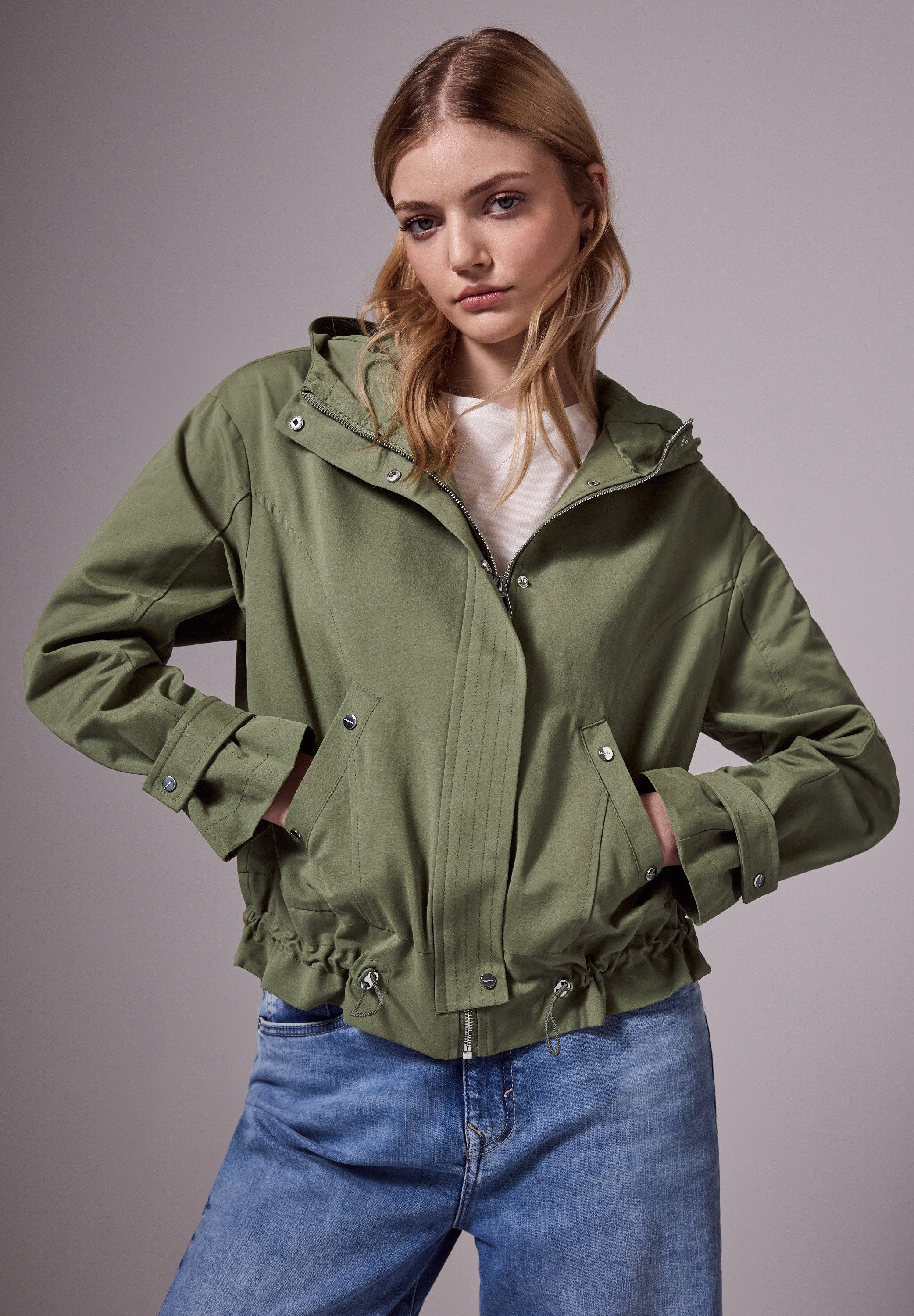 STREET ONE STUDIO Parka mit Tunnelzug am Saum