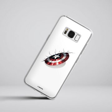 DeinDesign Handyhülle Captain America Offizielles Lizenzprodukt Marvel, Samsung Galaxy S8 Silikon Hülle Bumper Case Handy Schutzhülle