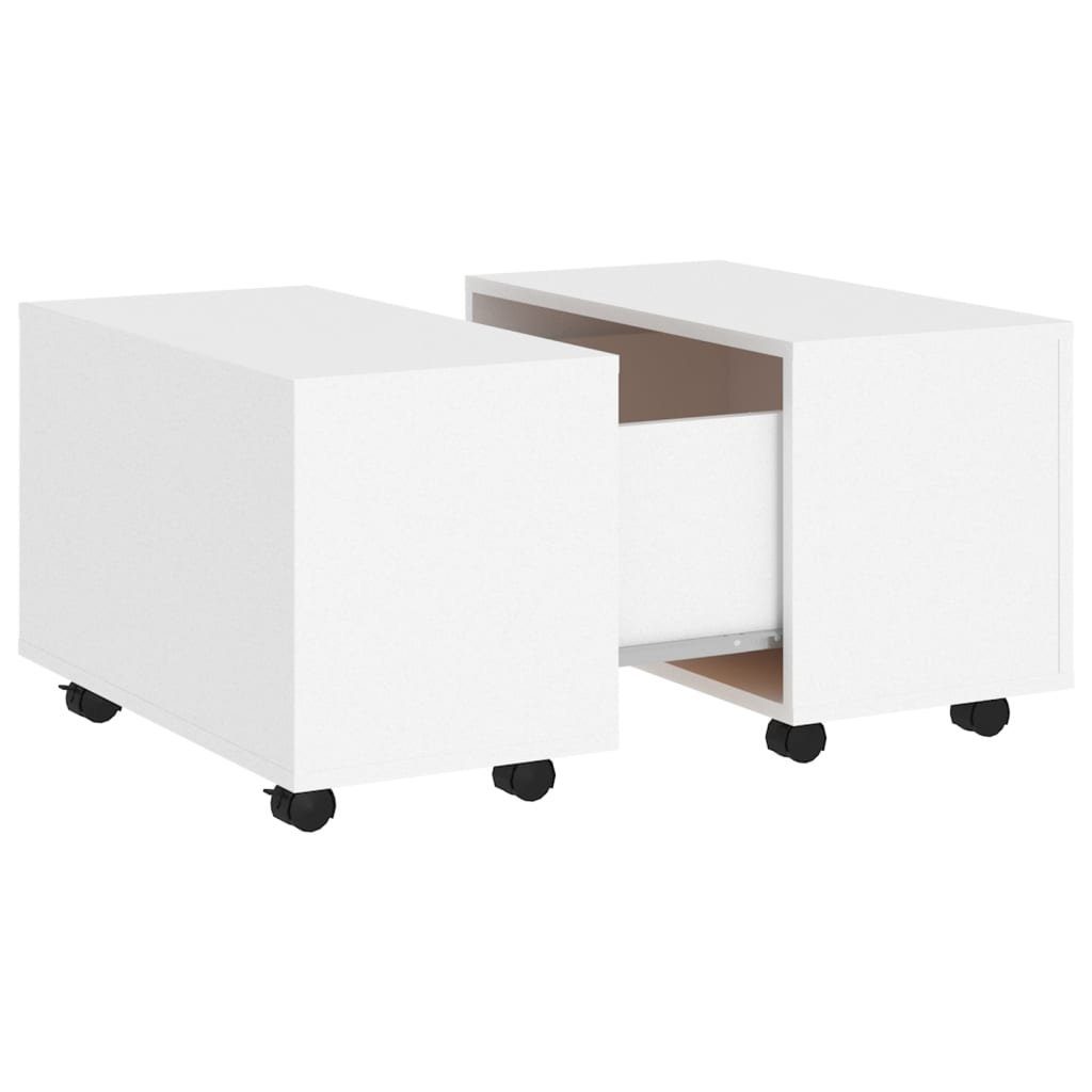 furnicato Couchtisch Weiß 60x60x38 cm Holzwerkstoff günstig online kaufen