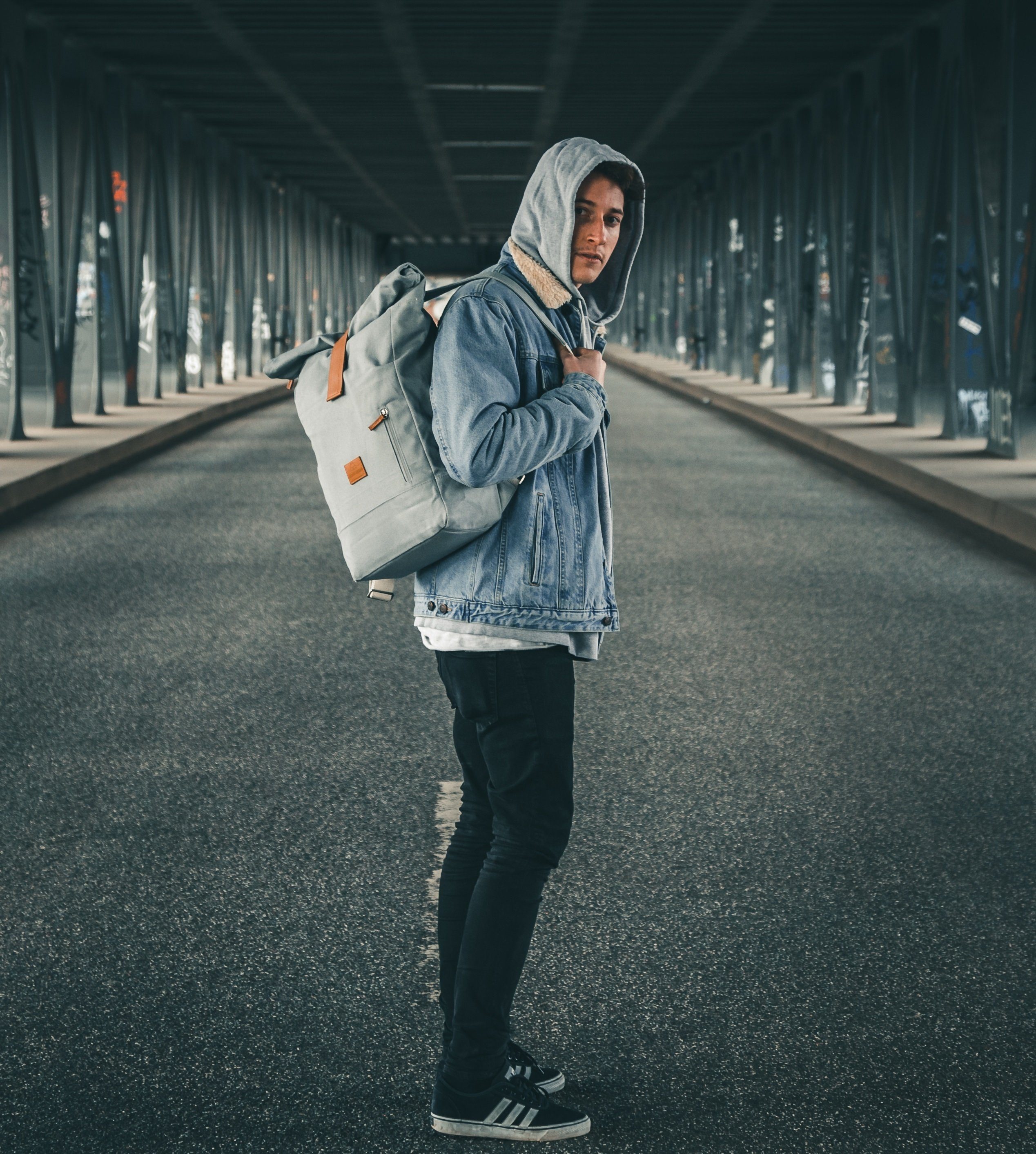Johnny Urban Cityrucksack Adam Large, Rolltop günstig online kaufen