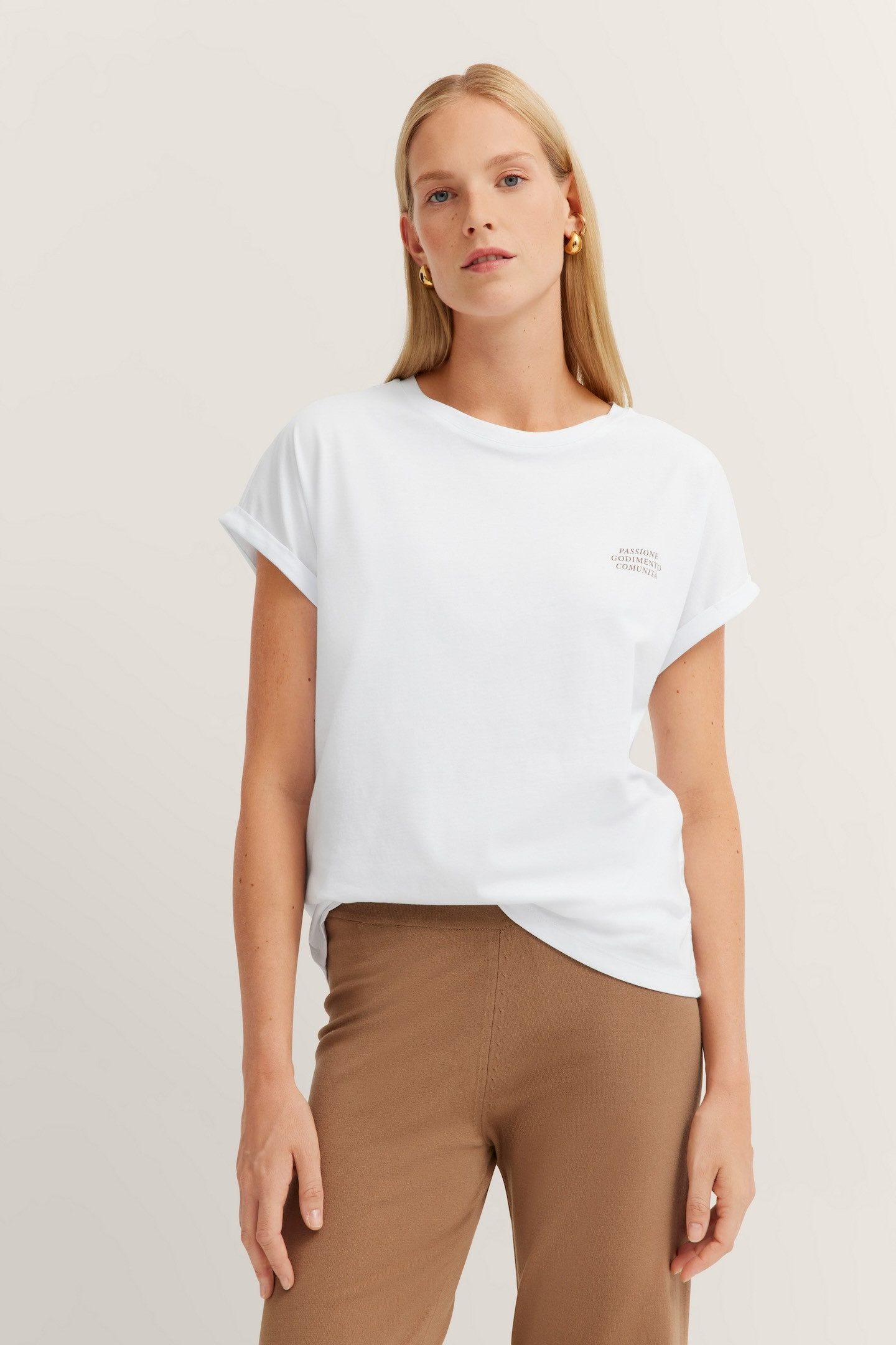 bugatti T-Shirt aus Baumwolle