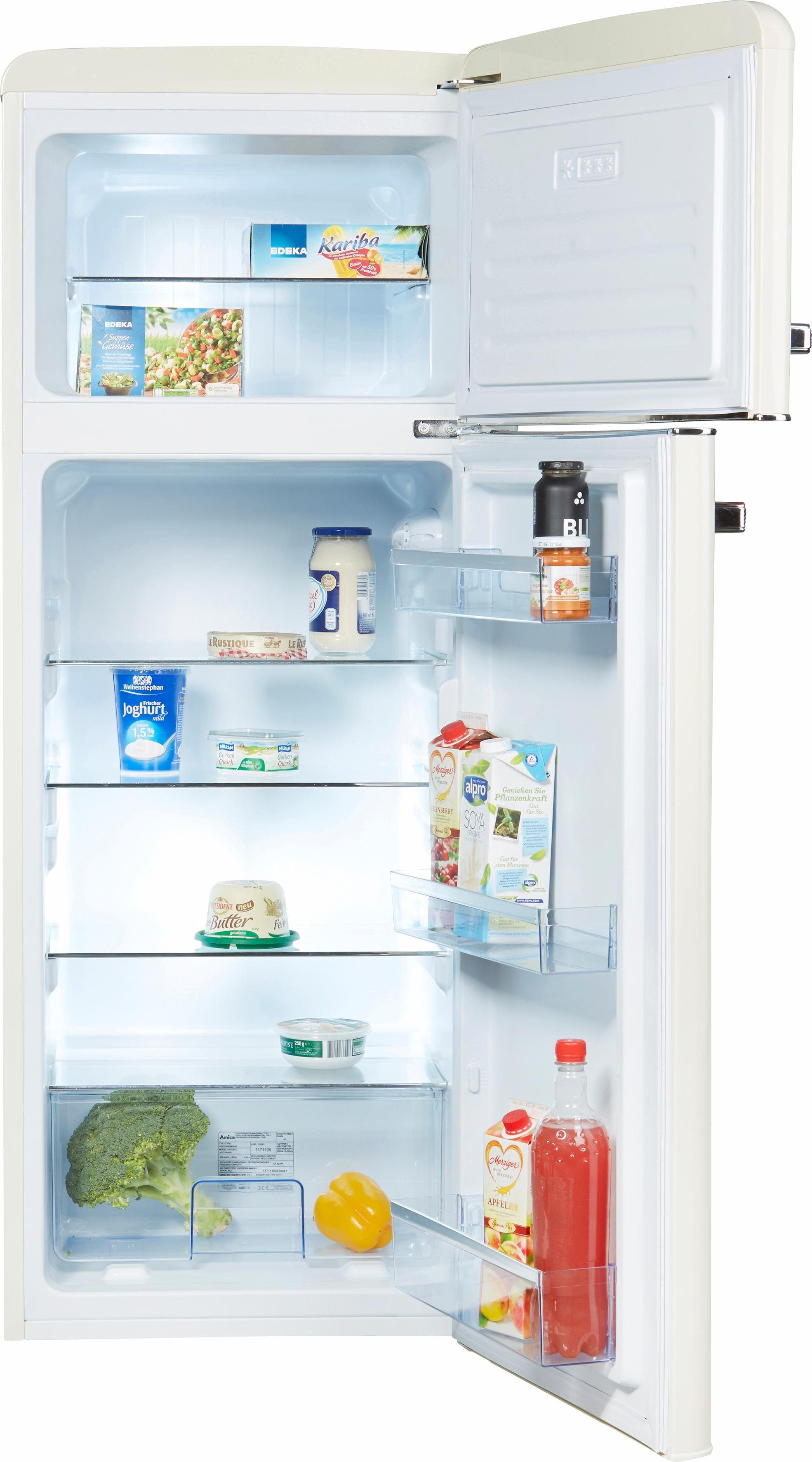 Amica Kühl-/Gefrierkombination KGC 15635 B, 144 cm hoch, 55 cm breit – Bild 2 von 5