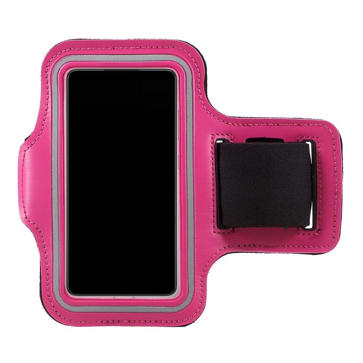 Armband Handyhülle Schutztasche CoverKingz Universal Jogging Handy Pink Schlüsselfach 4,5" Sport Handyhülle Etui Schutzhülle für bis, von Tasche Smartphones