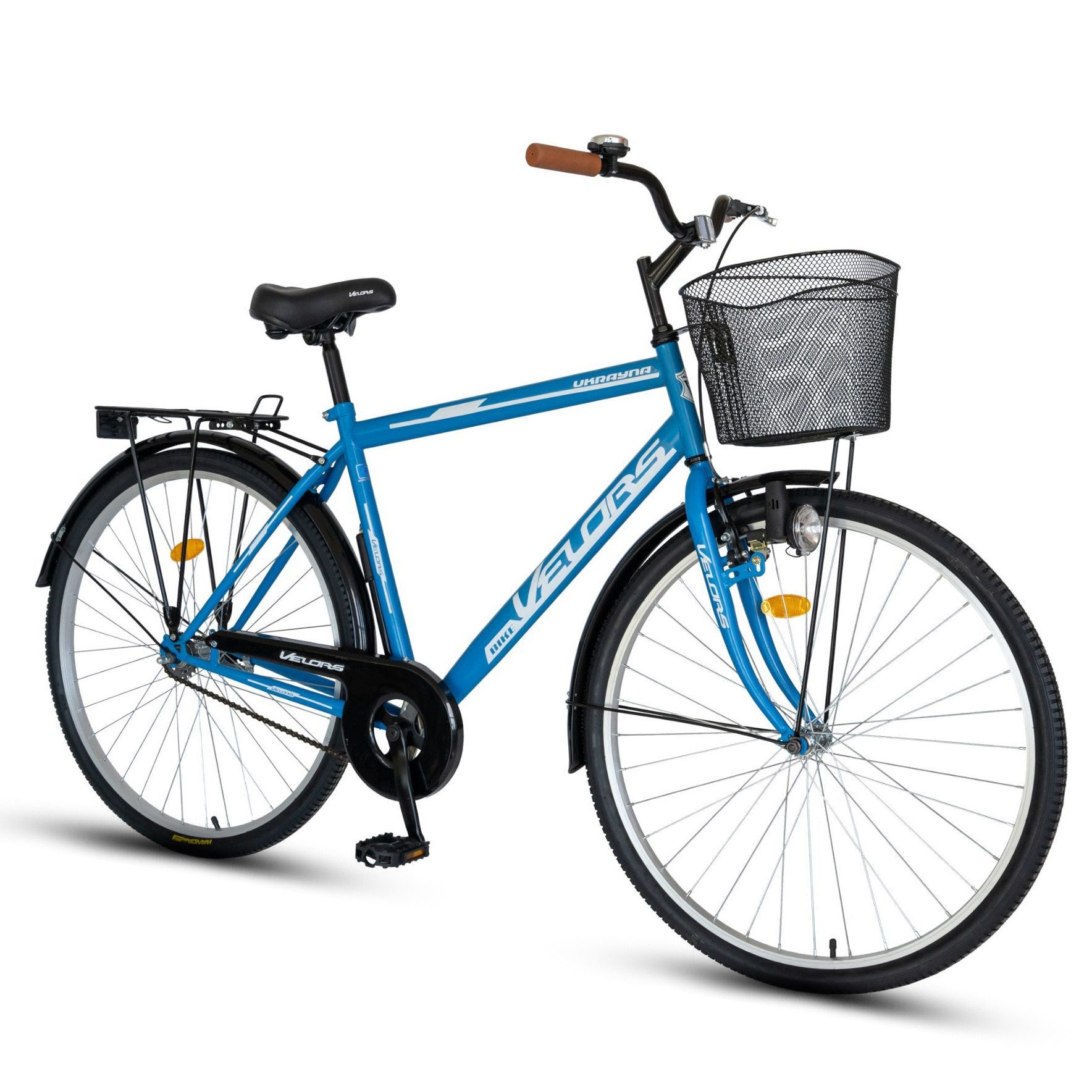 CARPAT SPORT Trekkingrad 28 Zoll Trekking Bike City Fahrrad für Damen Herren, 1 Gang, Kettenschaltung, City Commuter Cityrad