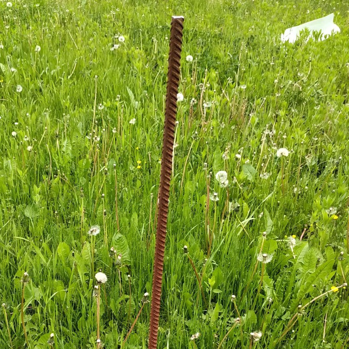 440s Gartenfigur 440s Rost-Metallstab 110cm lang für Gartenfiguren ca.Ø 12m günstig online kaufen