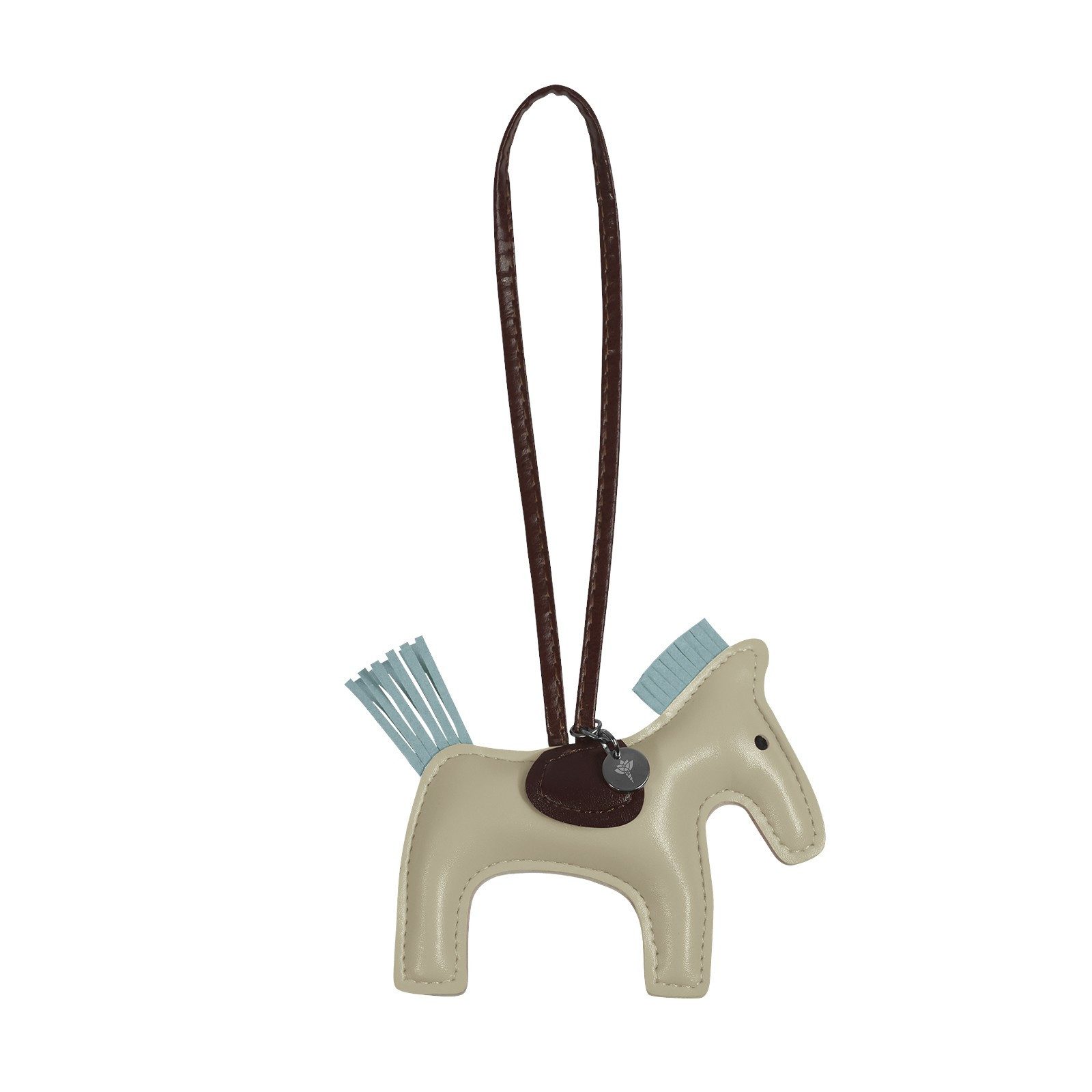 EQuest Taschenanhänger Taschenanhänger Pferd, Beige, Stilvolles Accessoire für Pferdeliebh...