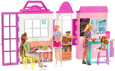 Barbie Spielwelt »Restaurant Bistro«, mit Puppe (blond) und Zubehör