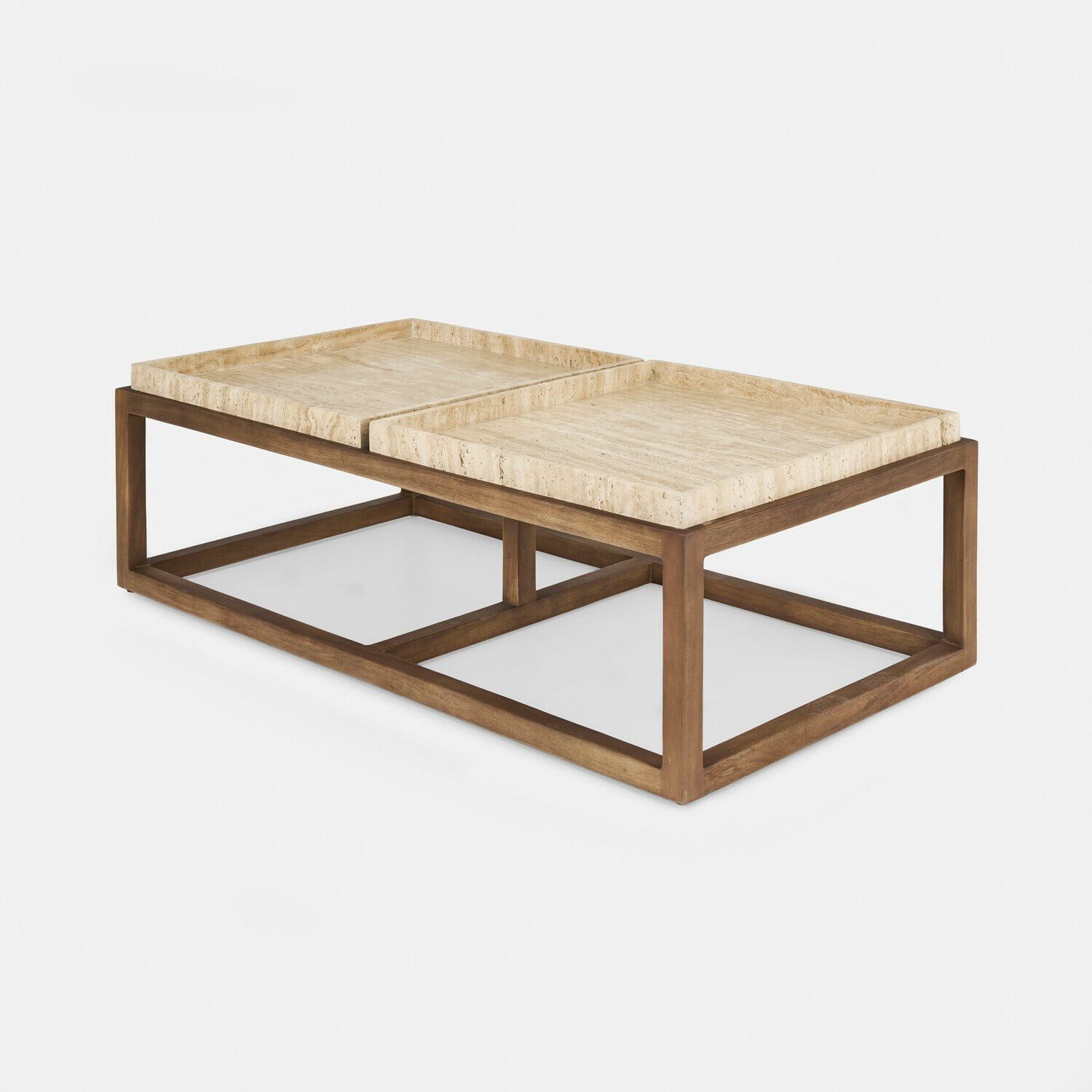 Mirabeau Couchtisch Couchtisch Edwyn braun/creme