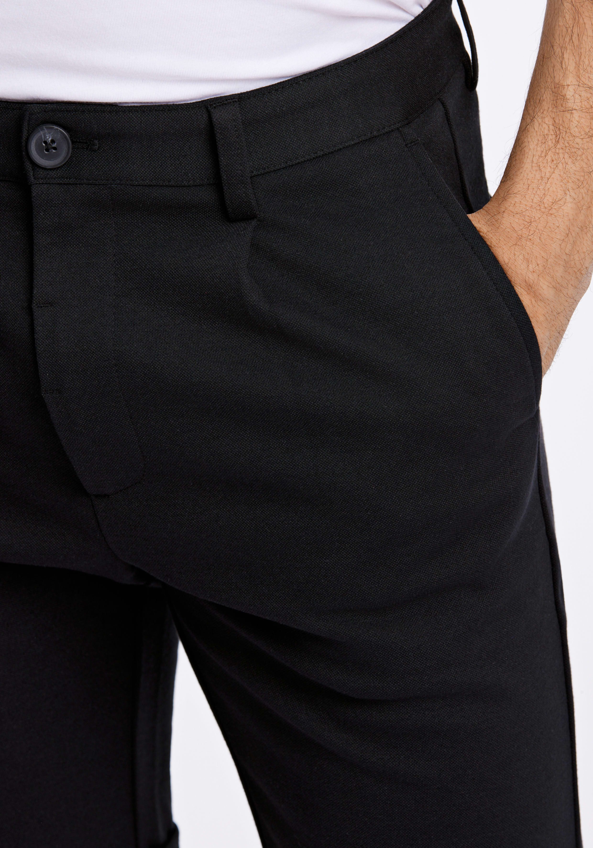 LINDBERGH Chinoshorts im Slim Fit und mit Viskose und Stretch