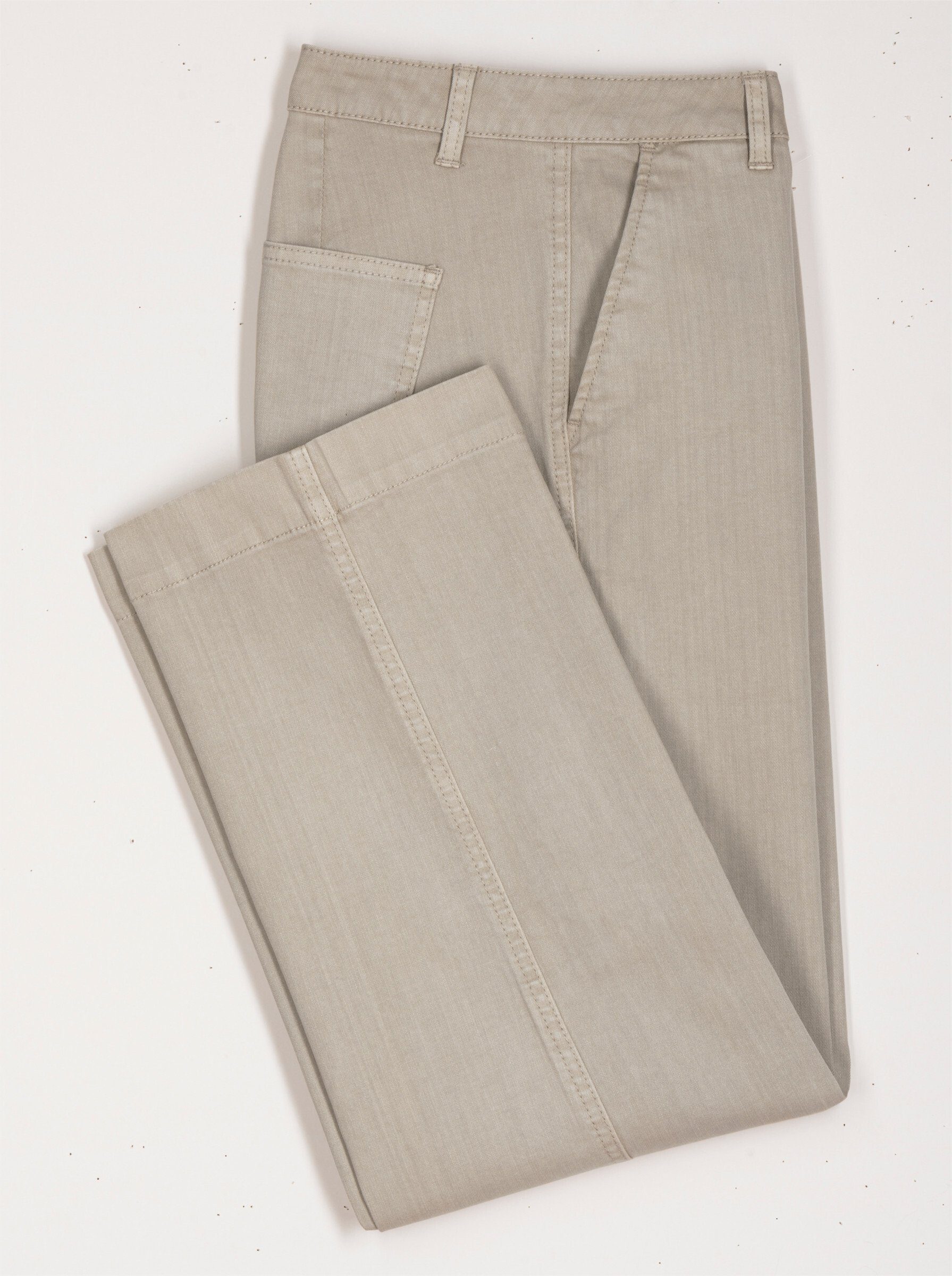 Witt Bequeme Jeans Jeans-Culotte komfortabel aus weichem Twill, knöchellang