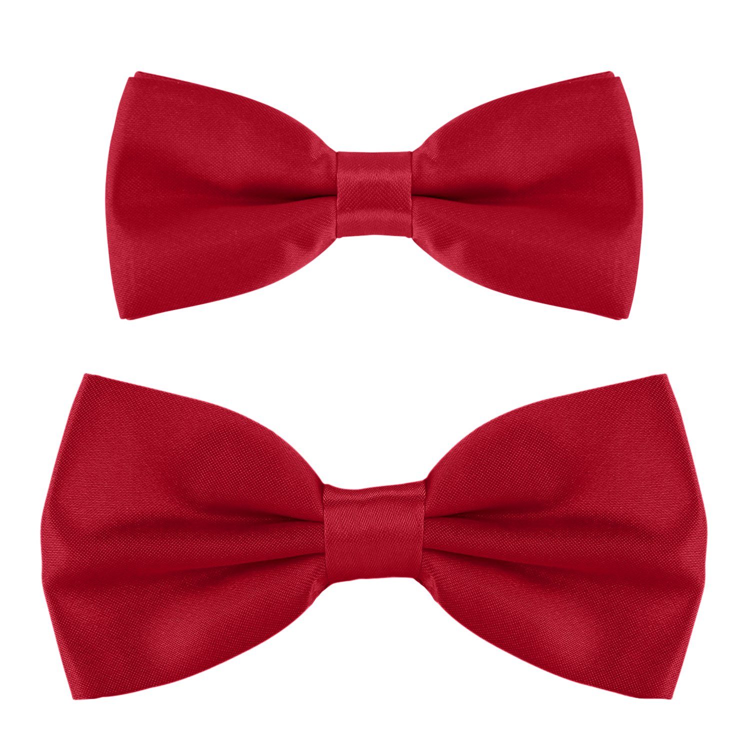 DonDon Fliege DonDon Vater-Sohn Fliegen Set im Partnerlook (2er Set, 2-St) verstellbar