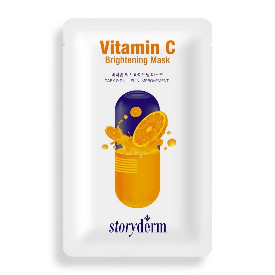 Storyderm Gesichtsmaske NEUHEIT aus Korea Premium Gesichtsmaske Storyderm  Pflege Tuchmaske Vitamin C,