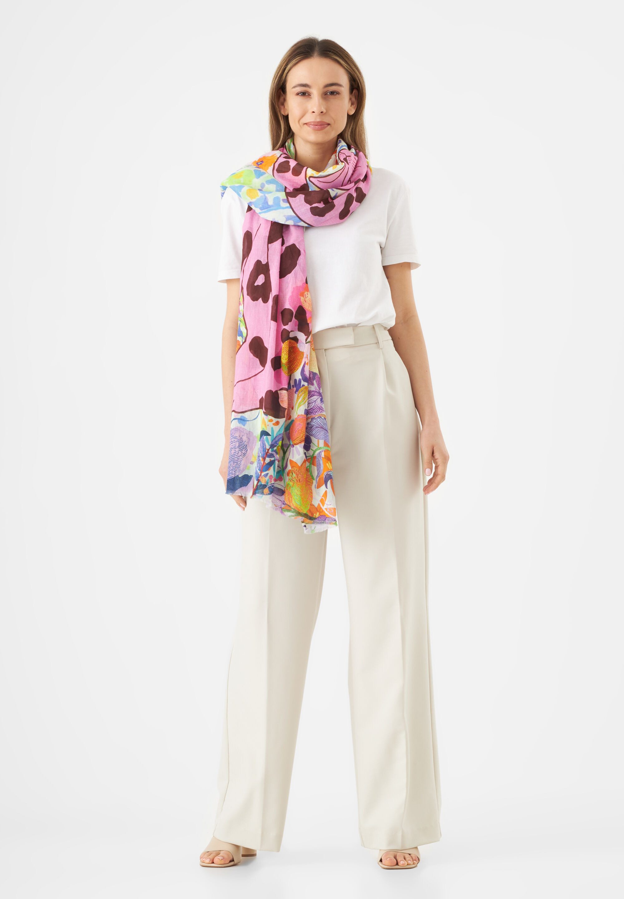 Codello Modeschal, (1-St), mit Katzen-Print