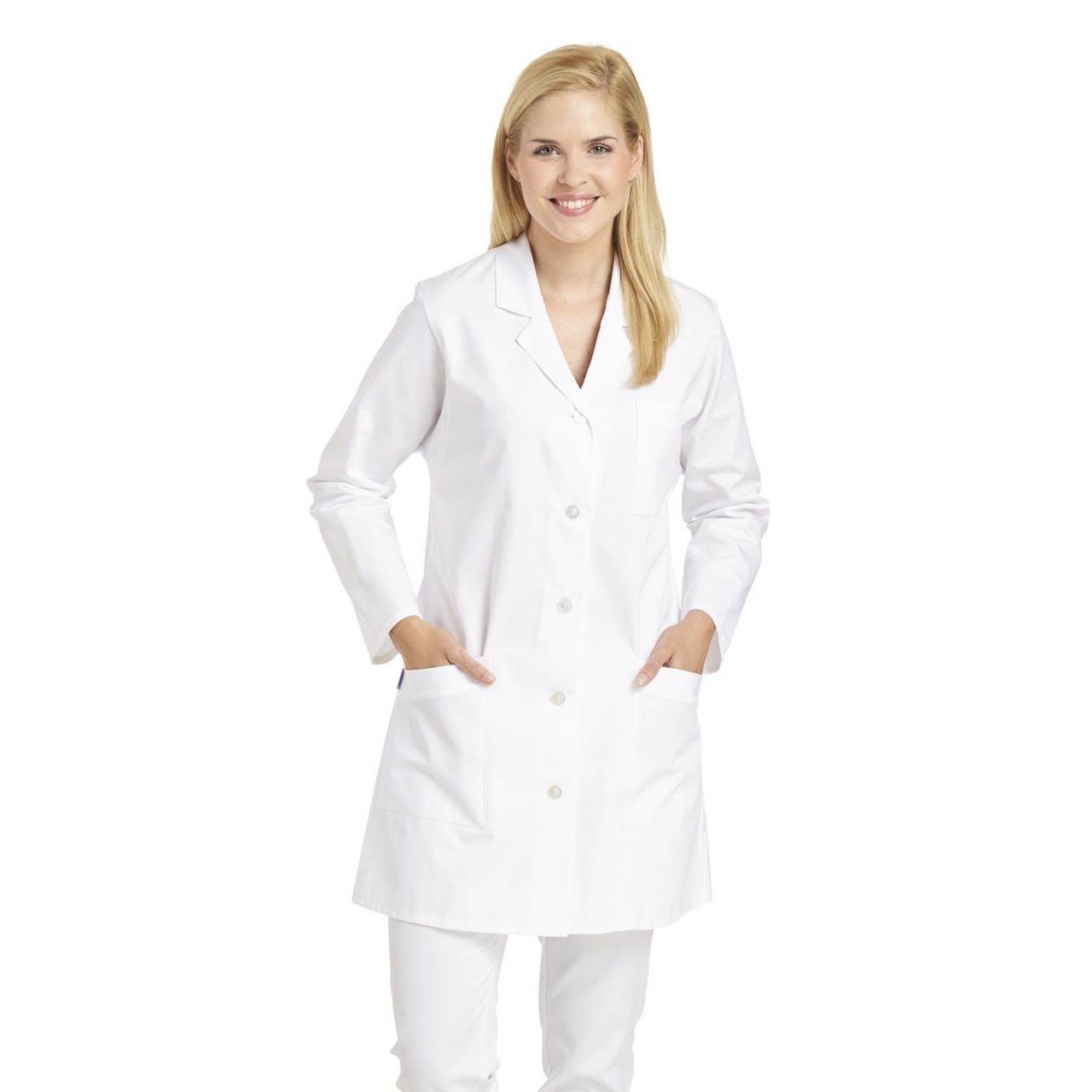 Arbeitsjacke Leiber Damenmantel weiß, 08/471