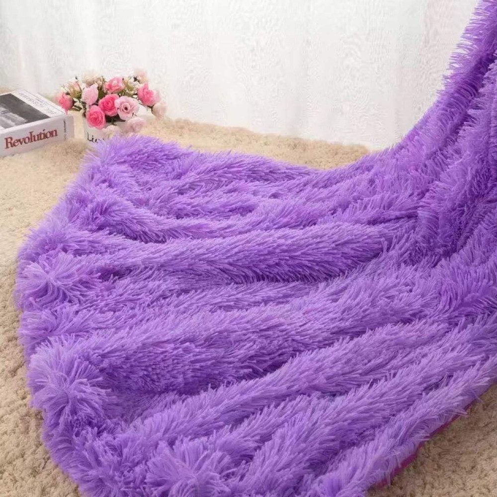Wohndecke Kuscheldecke Flauschig,Ultraweiche Fleecedecke Leichte Warme Sofadecke, TUWENA, Wohn Kuscheldecke, Gemütliche Couchdecke, Atmungsaktiv & Pflegeleicht – Bild 5 von 5