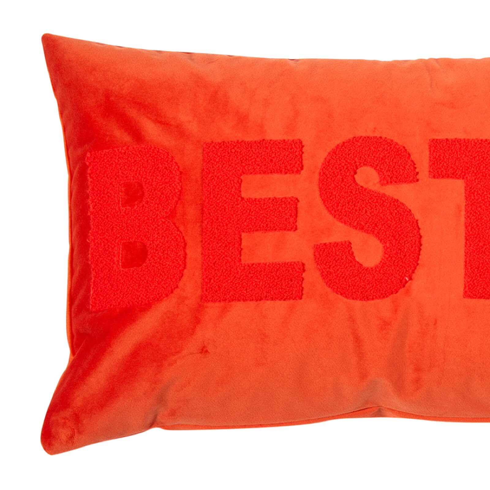 PAD Dekokissen Letters Besti Orange, Schriftzug günstig online kaufen