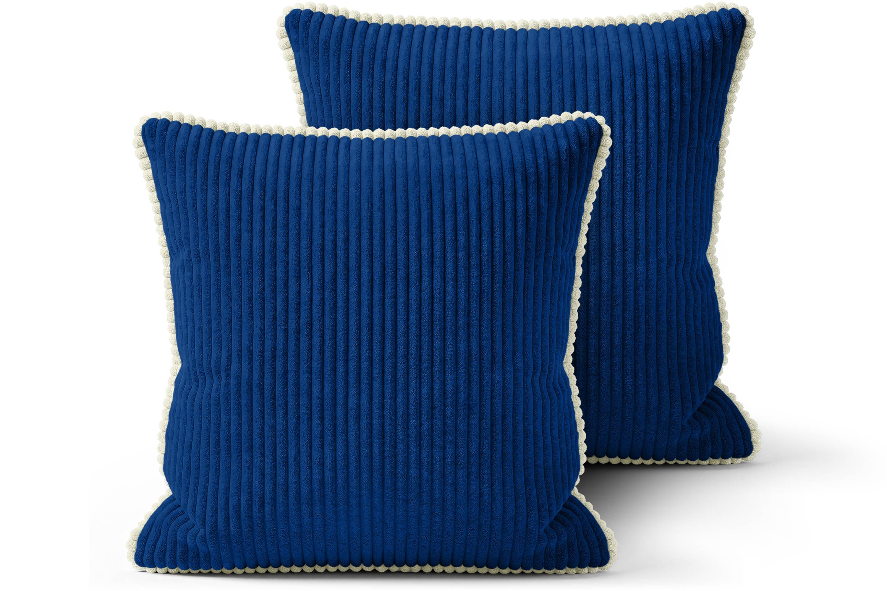 Amilian Dekokissen Sofakissen Couchkissen mit Füllung, 2er-Set, weich und formstabil