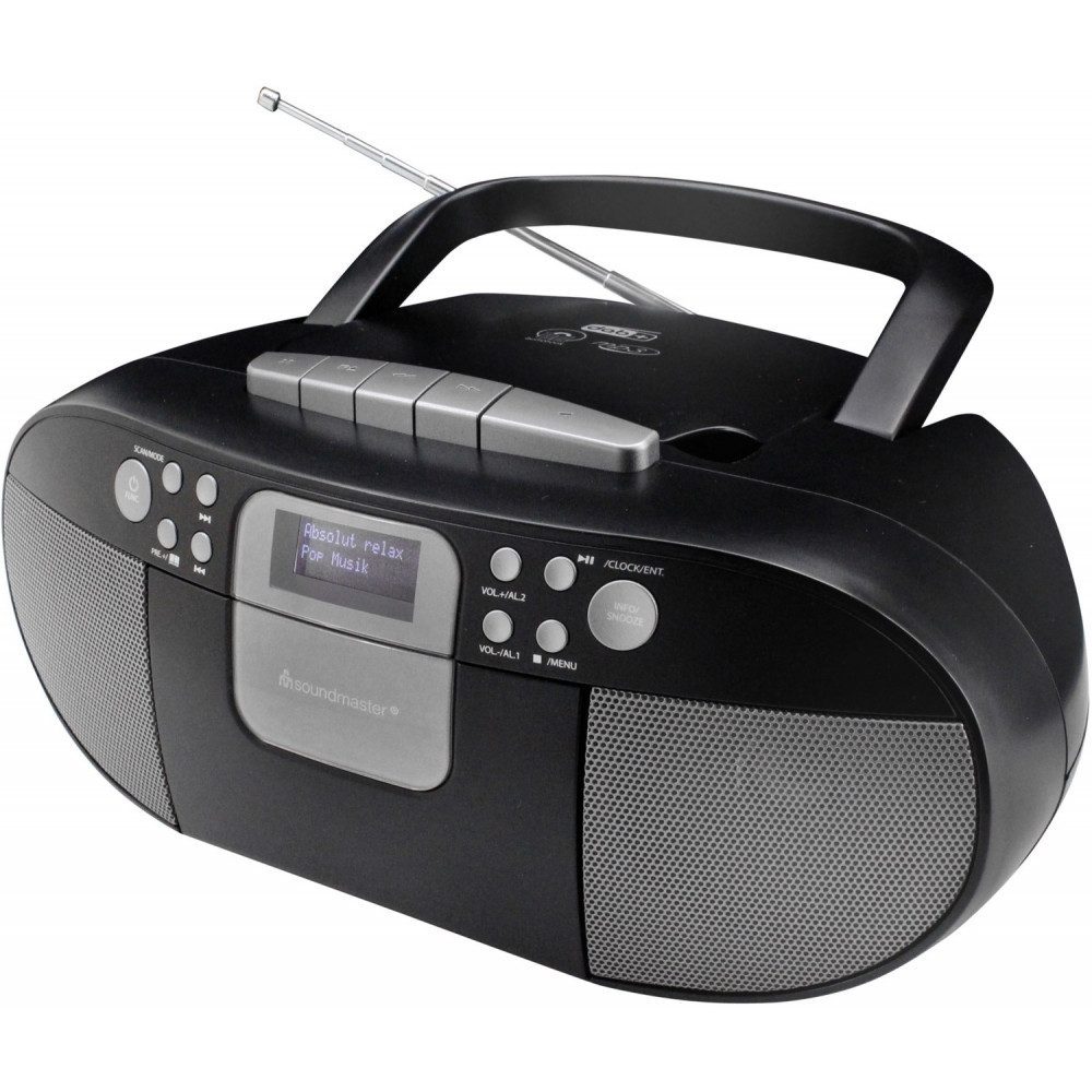 Soundmaster SCD7800SW CD/Radio-System schwarz. Kompaktanlage