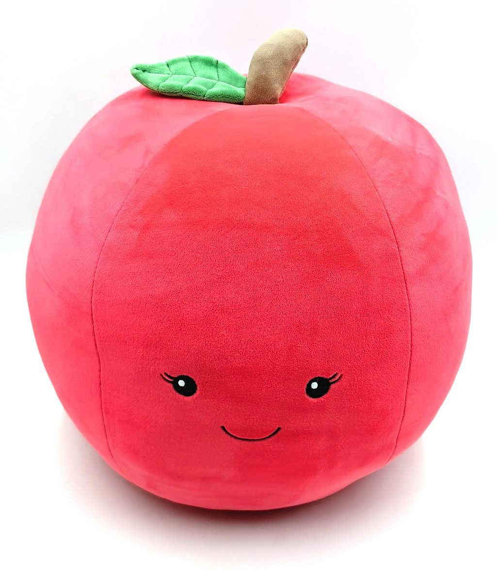 Carbotex Dekokissen Squishmallows Plüsch Obst, Wassermelone, Erdbeere, Pfirsich 40-50cm