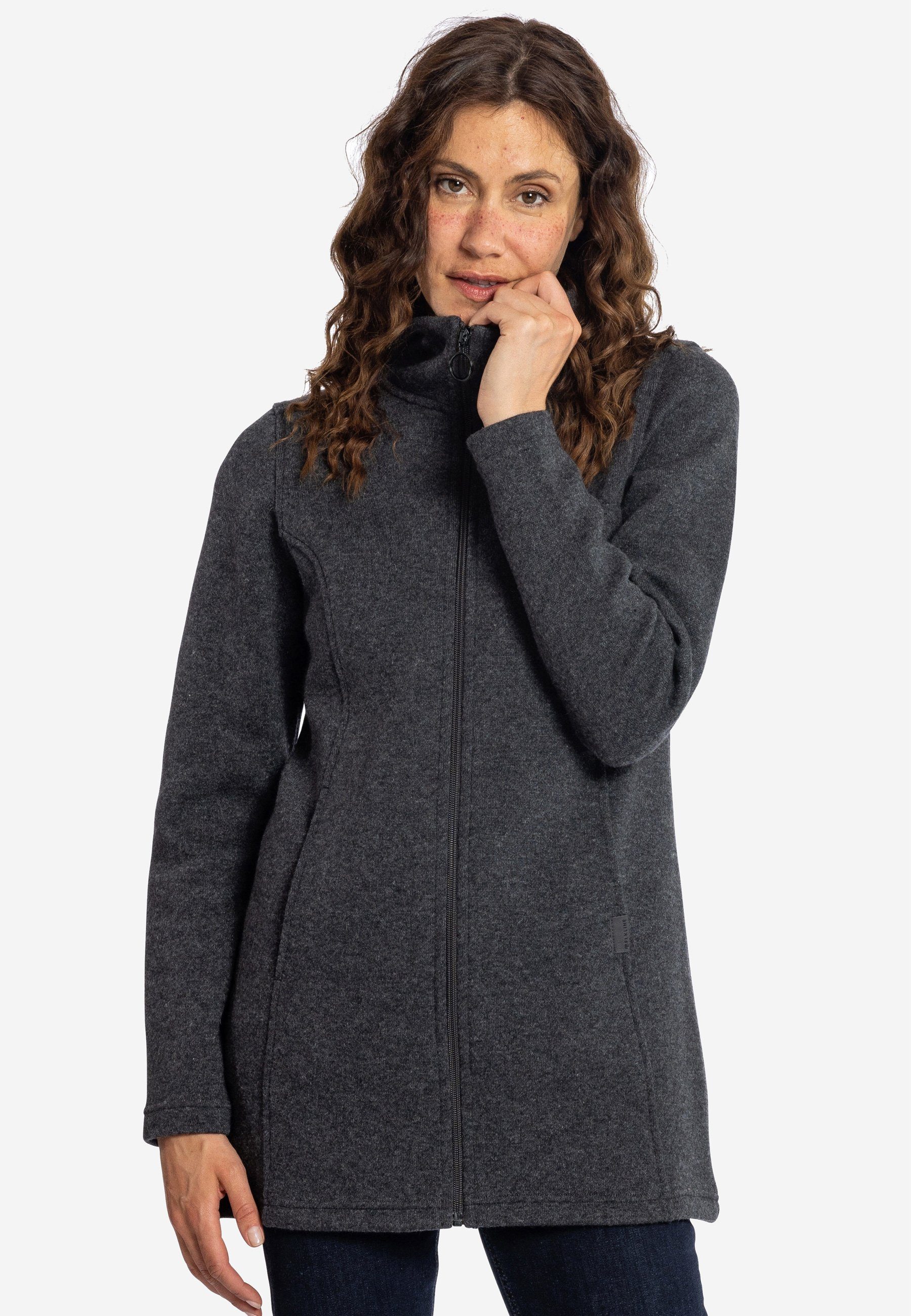 Elkline Fleecejacke Together Strickfleece halblang und günstig online kaufen