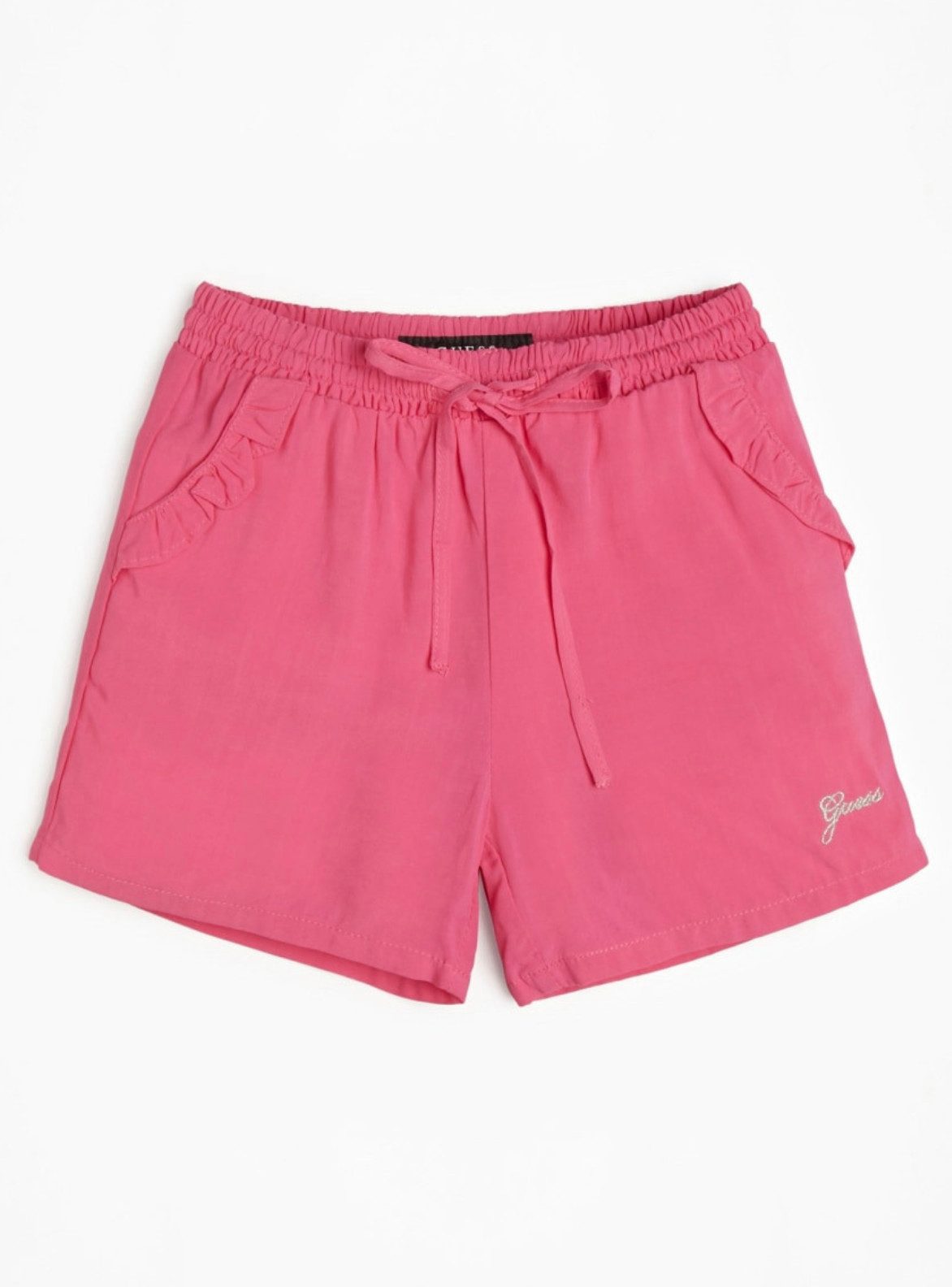 Sweatshorts Mädchen Shorts Viskose leicht elastischer Bund Rüschen Sommer