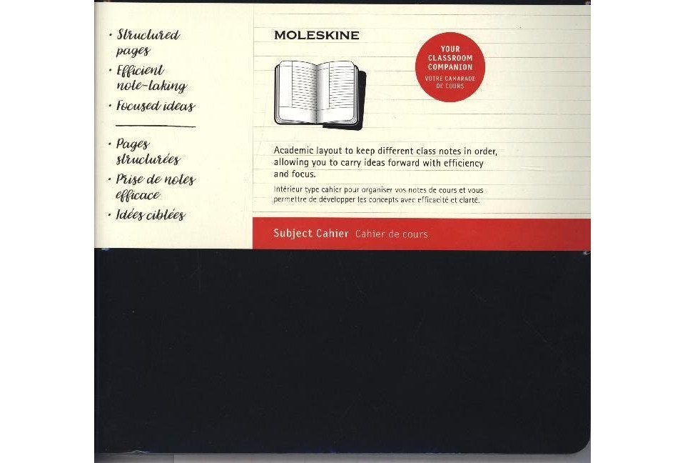Kartone... 2er Cahier Notizheft MOLESKINE - Moleskine Studien Set, Liniert, Notizbuch XXL,