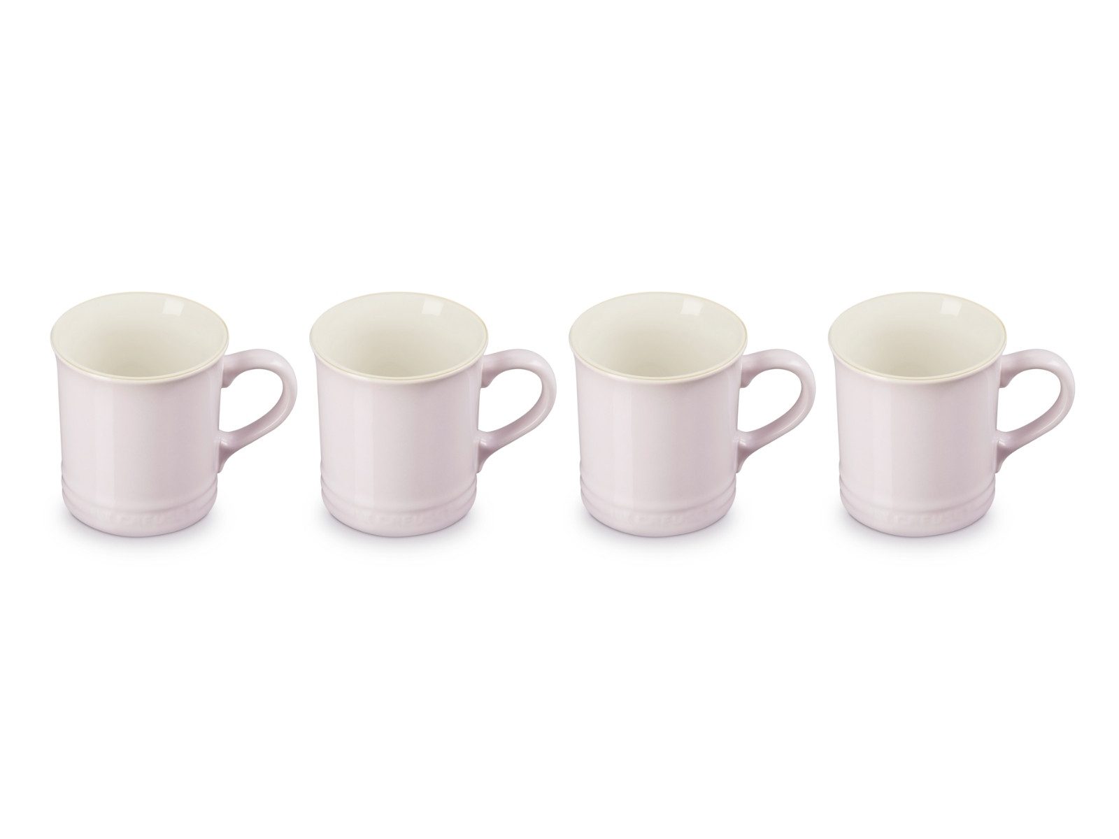 LE CREUSET Becher Becher Seattle 0,4l shallot Set 4tlg, Steinzeug