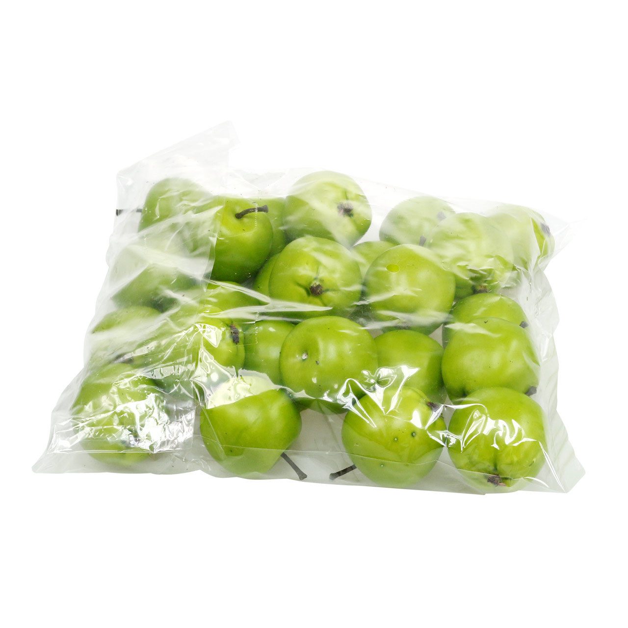Kunstpflanze Künstliche Mini-Äpfel Deko-Obst Grün Täuschend Echt Streudeko, Viana, Höhe 4.5 cm