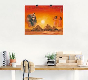 Artland Wandbild Ägyptische Impressionen, Afrika (1 St), als Alubild, Outdoorbild, Leinwandbild, Poster, Wandaufkleber