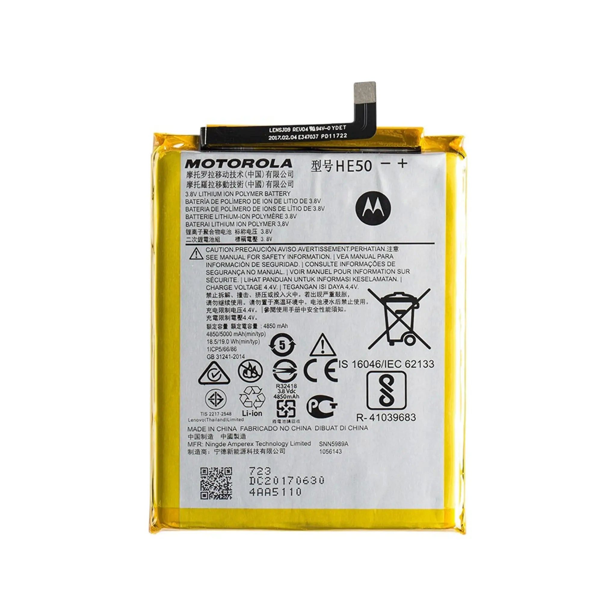 Motorola Akku HE50 Li-Ion-Polymer 3.8 Volt 5000 mAh Handy-Akku 5000 mAh