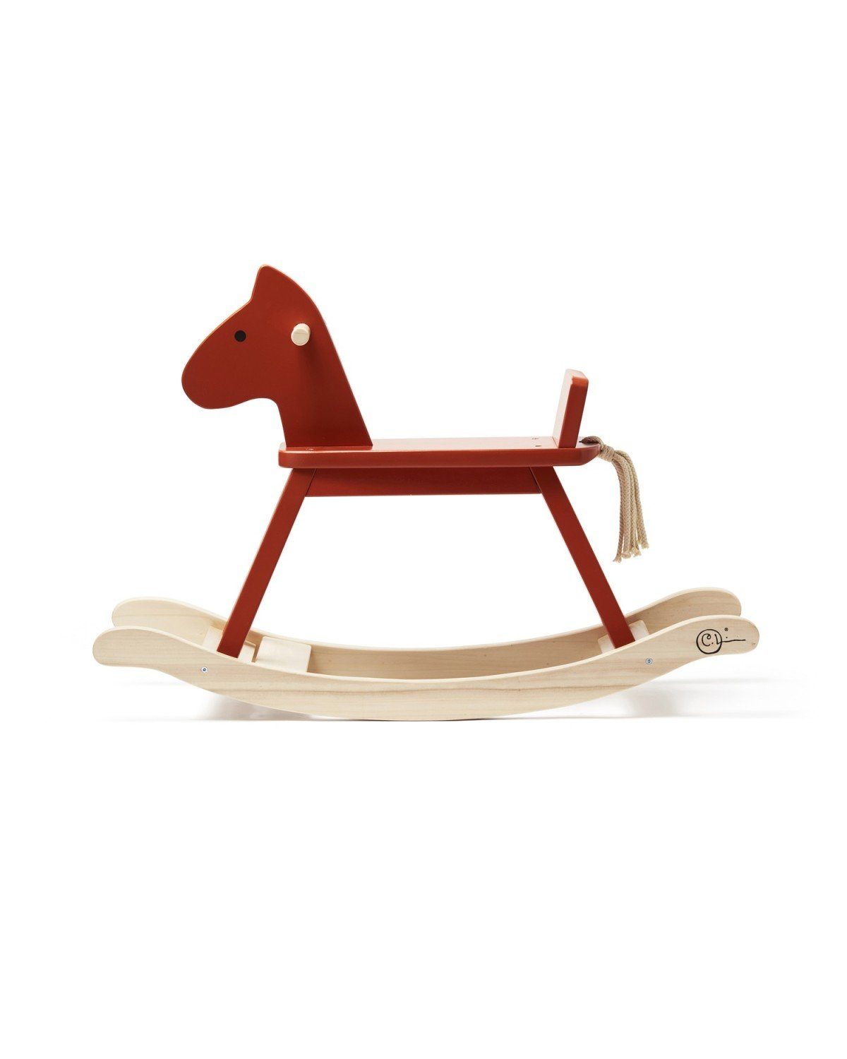 Kids Concept Schaukeltier Schaukelpferd orange-rot Carl günstig online kaufen