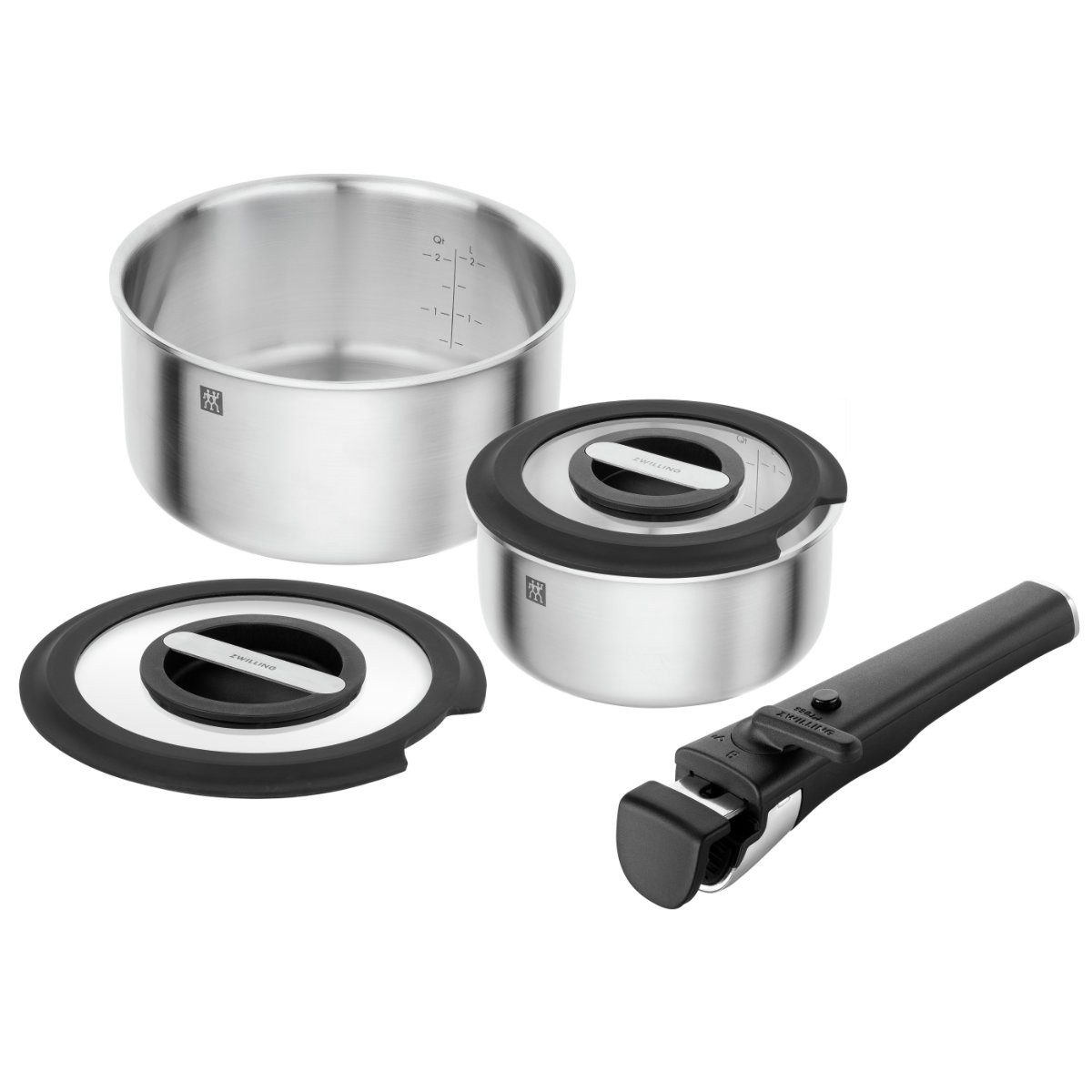 Zwilling Kochtopf Unlock, (5-tlg), 5-tlg.