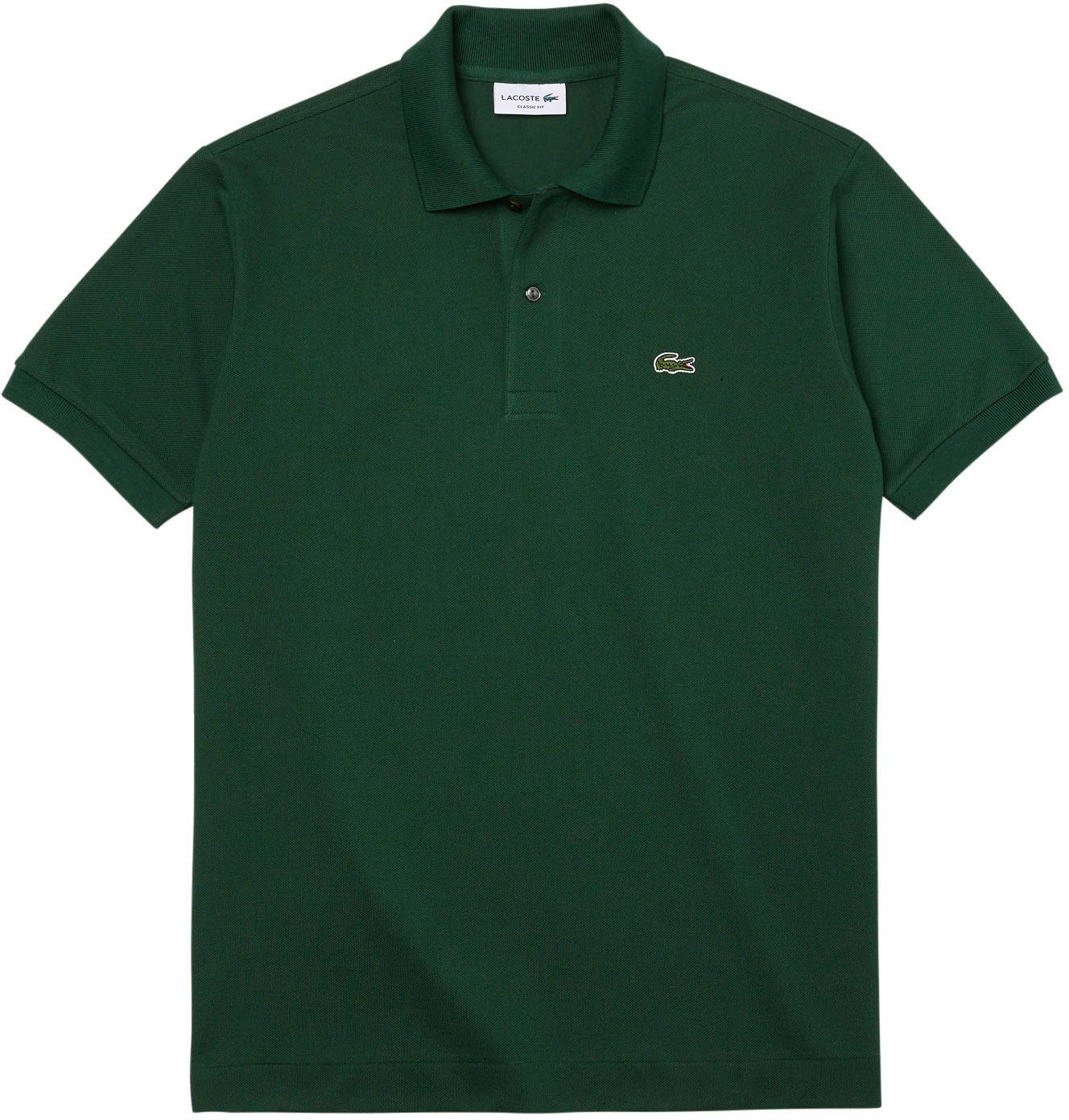 Lacoste in mit vert (1-tlg) Knöpfen Perlmuttoptik Poloshirt