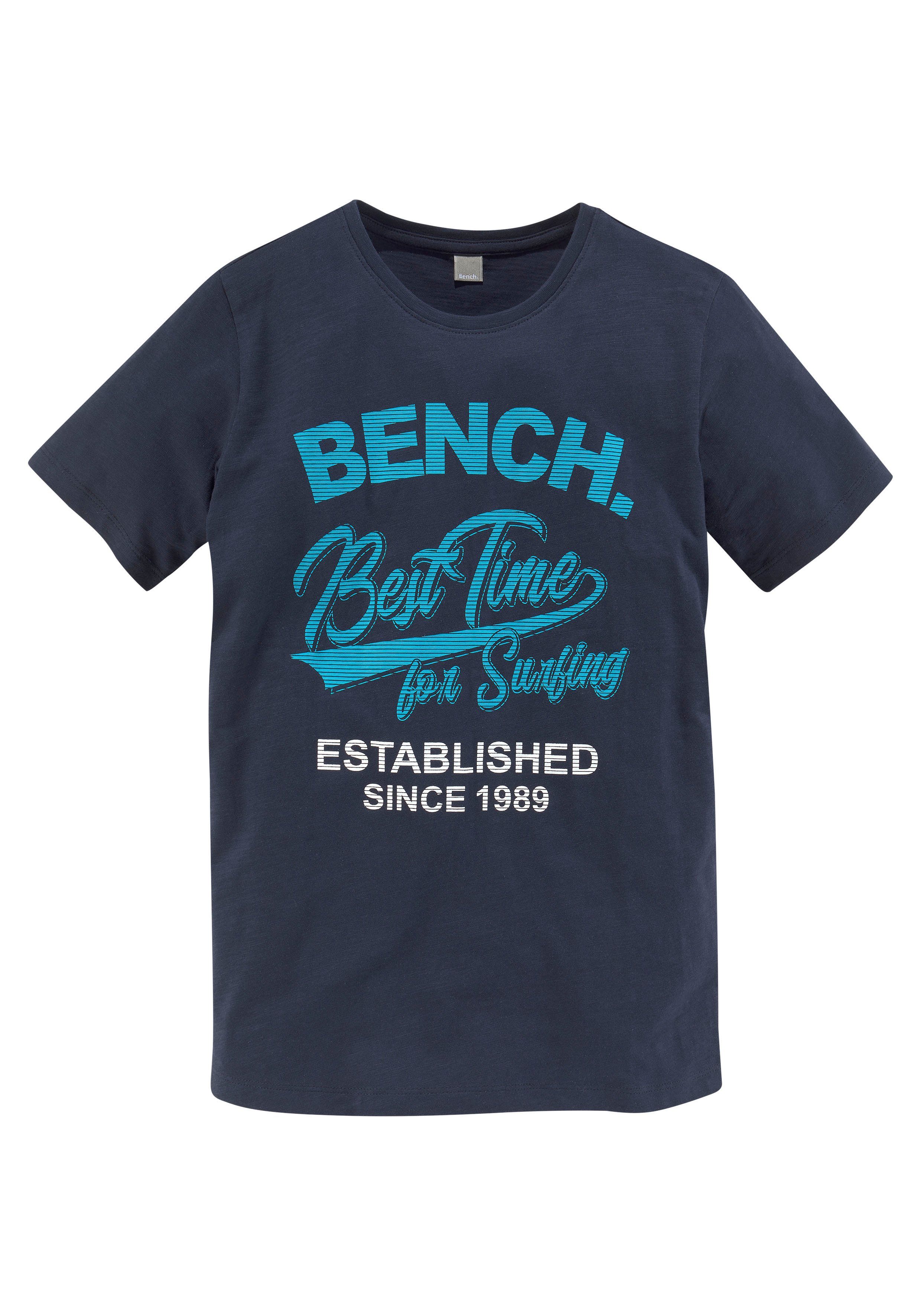 Bench. T-Shirt Best time for surfing