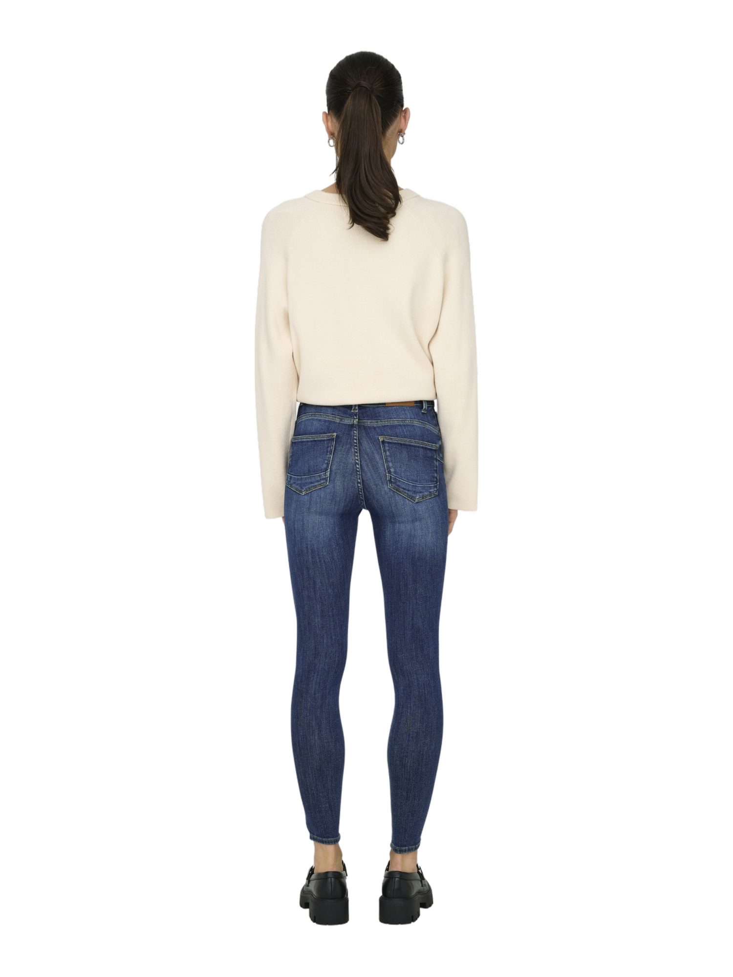 ONLY Jeansleggings 2026 8_PRESPRING blau,Casual,Baumwolle,Unifarben,Skinny,Mittel – Bild 4 von 5