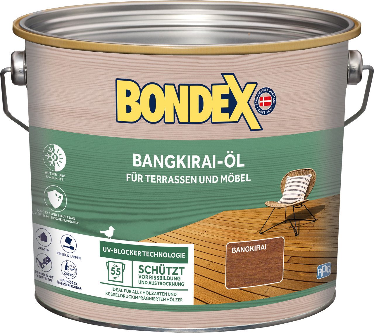Bondex Hartholzöl Bondex Bangkirai Öl 2,5 L