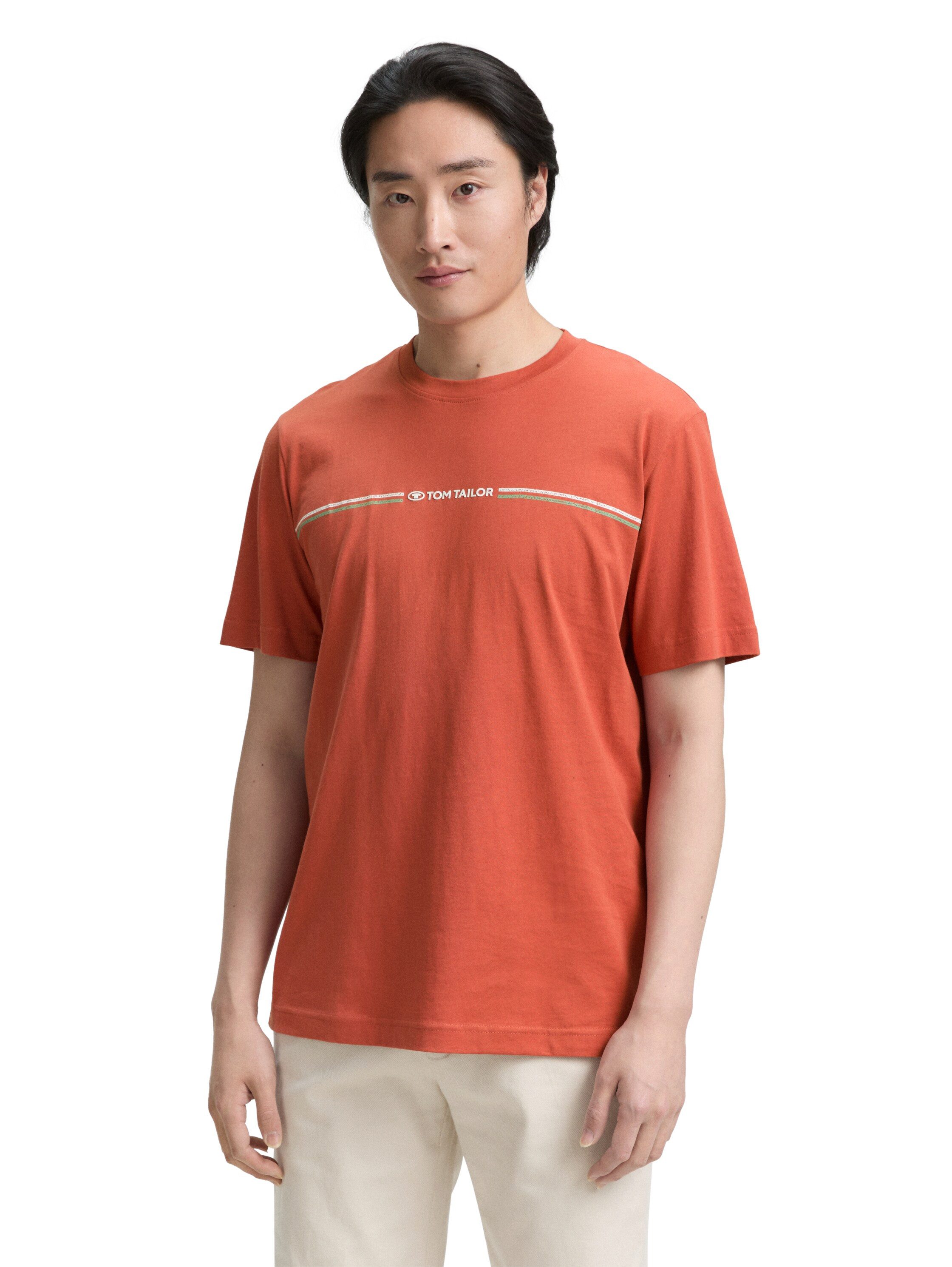 TOM TAILOR T-Shirt mit Logofrontprint günstig online kaufen