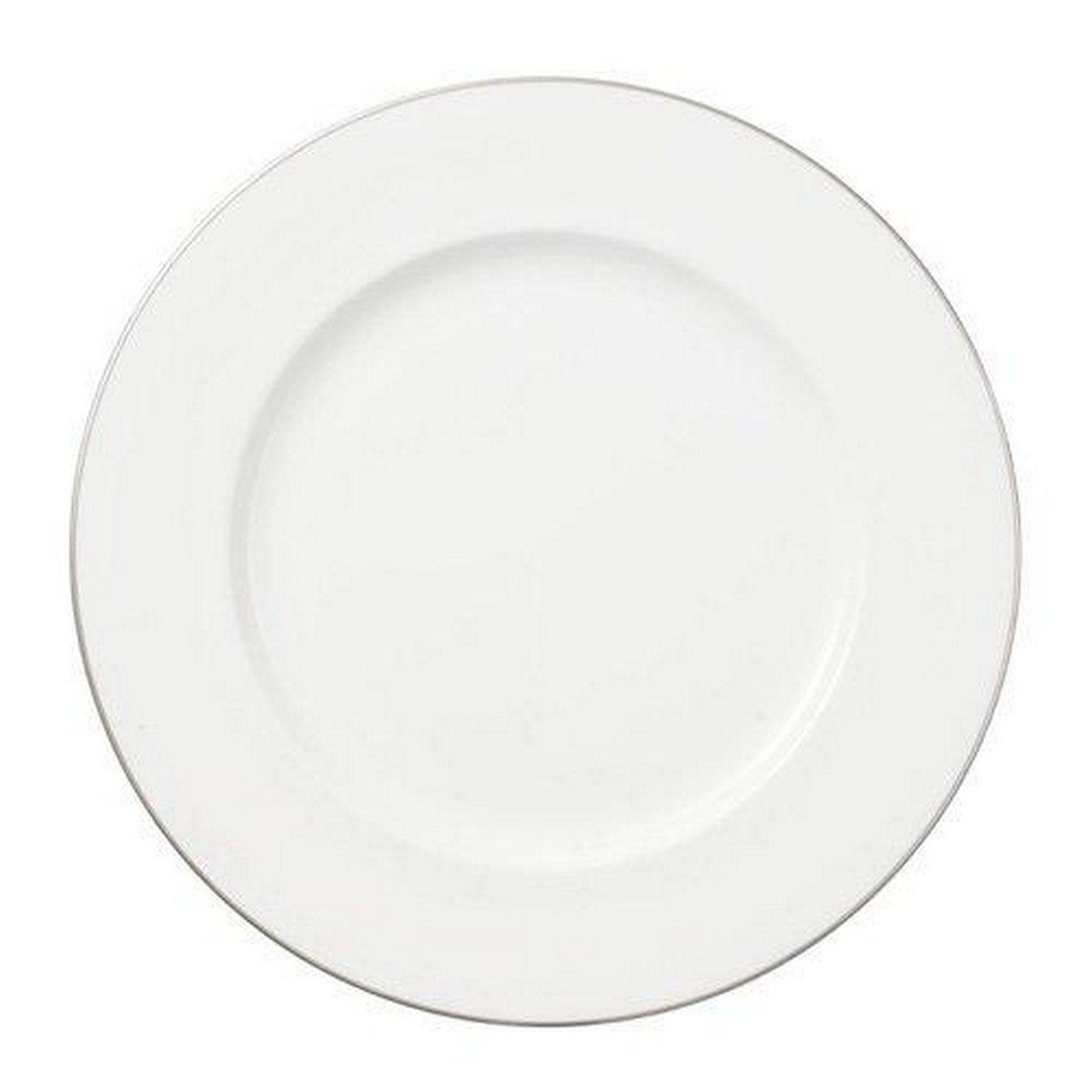 Villeroy & Boch Servierplatte Anmut Platinum, Bone China, Porzellan, 32 cm