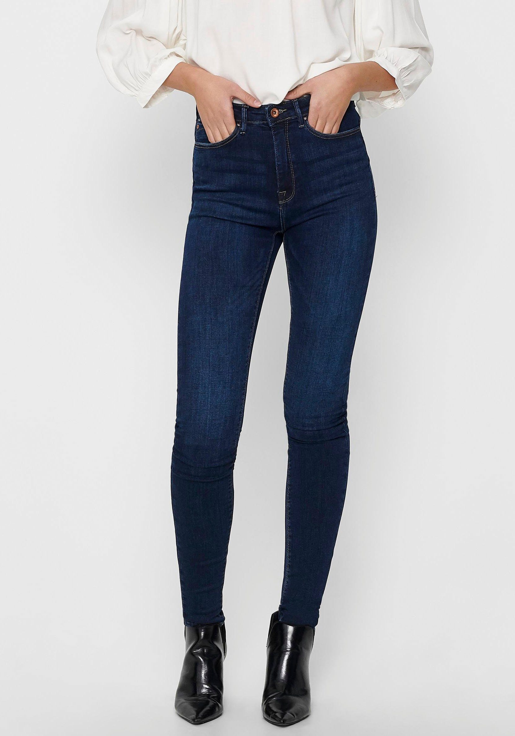 ONLY High-waist-Jeans ONLPAOLA LOLA HW SK DNM AZG 132907 | Stoffhosen