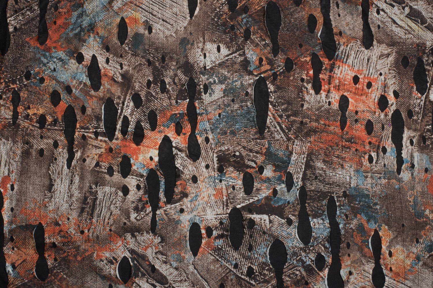 styleBREAKER Loop Loop Schal mit Farbklecksen in Destroyed Optik, (1-St) günstig online kaufen