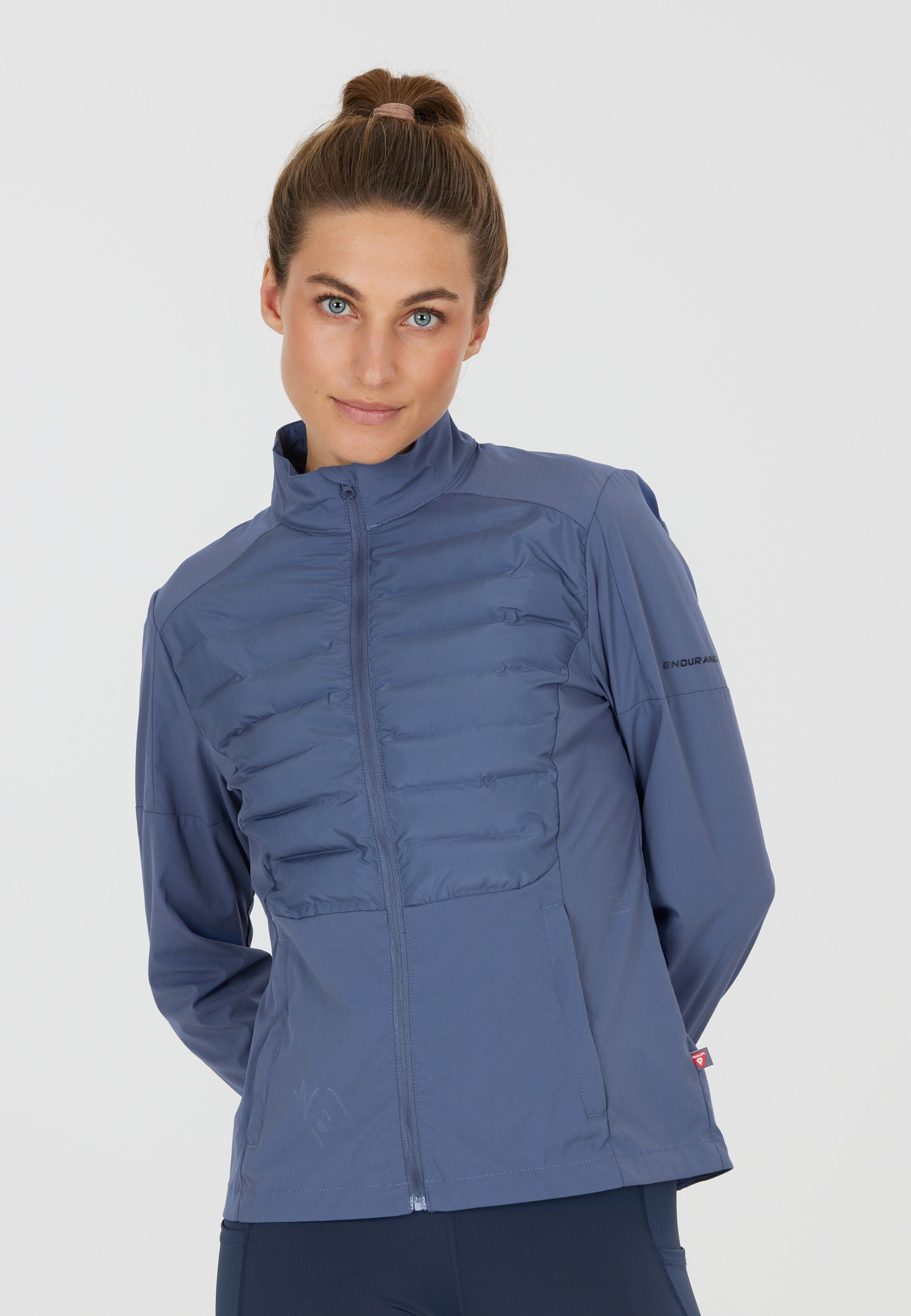 ENDURANCE Laufjacke Beistyla mit wasserdichter Funktion blau