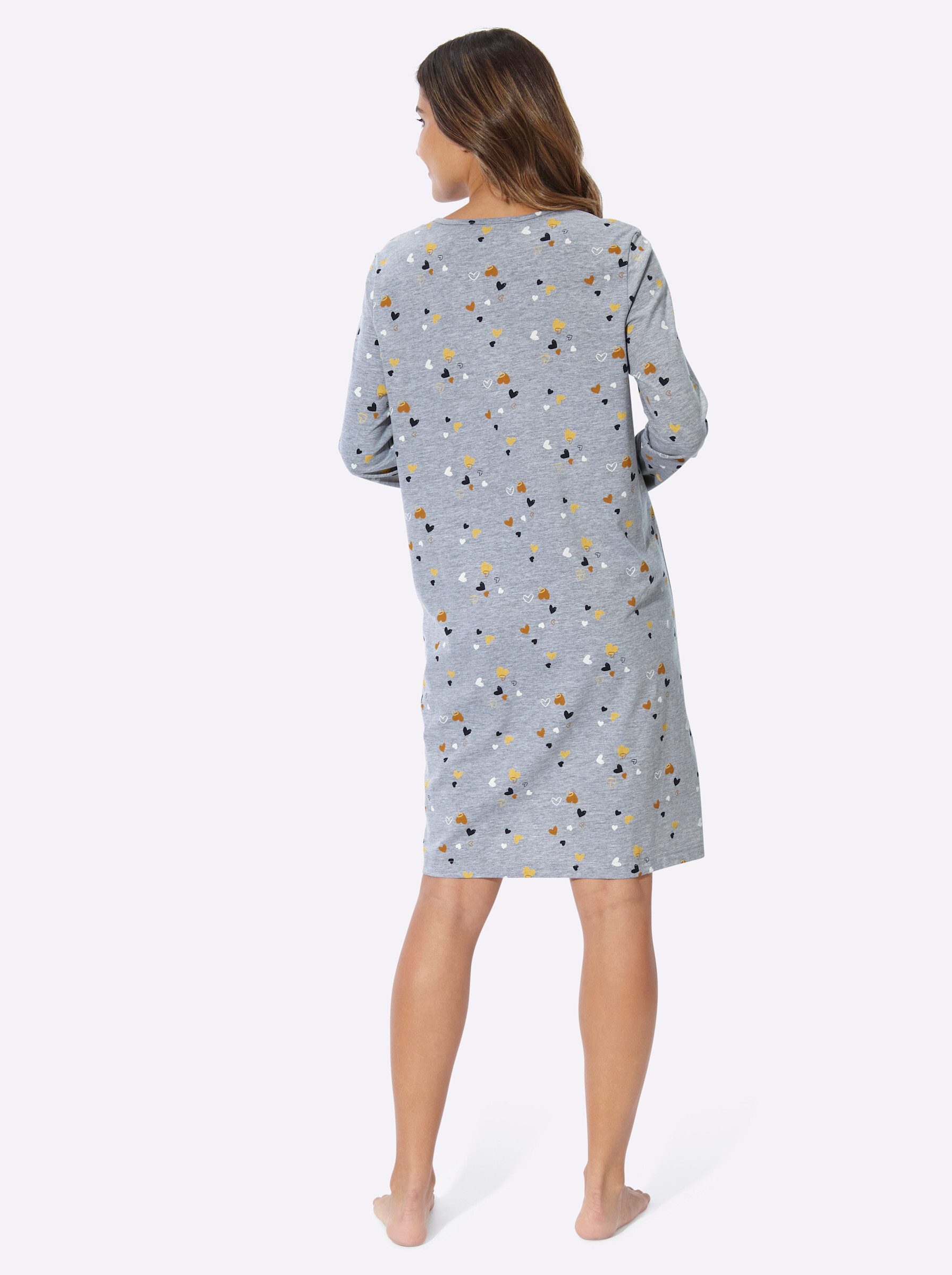 Sieh an! Nachthemd Nachthemd Langarm .