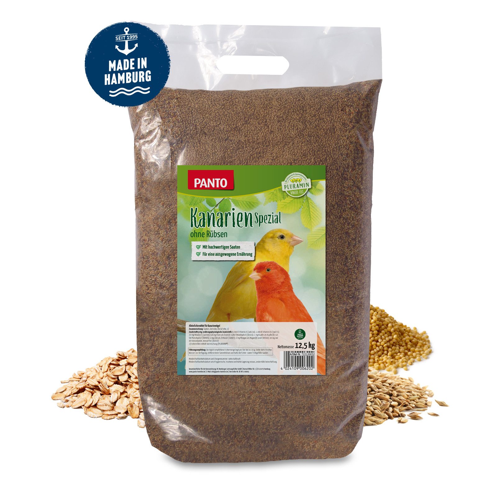 PANTO Kanarienfutter Spezial 12.5kg, Kanarienfutter Spezial